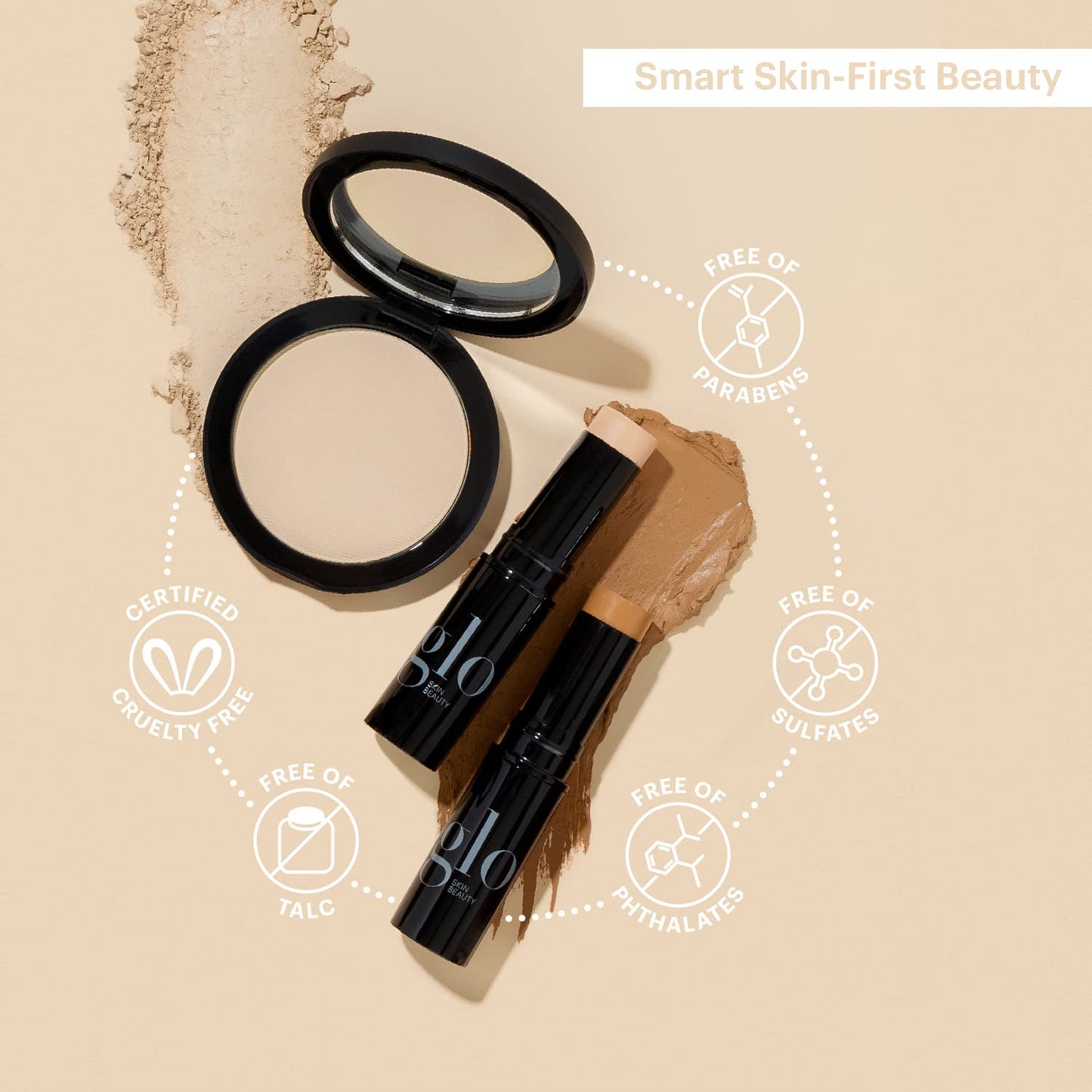 Glo Skin Beauty Lip Gloss in Star Struck - Sheer Brilliant Gold Shimmer - 20 Shades - Non-Sticky - Cruelty Free