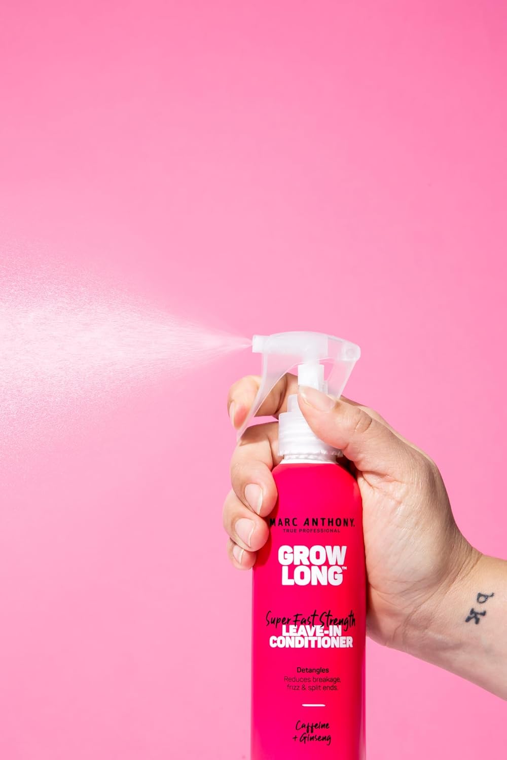 Marc Anthony Grow Long Leave-In Conditioner Spray | 2-Pack Anti-Frizz Detangler for Curly, Dry Hair