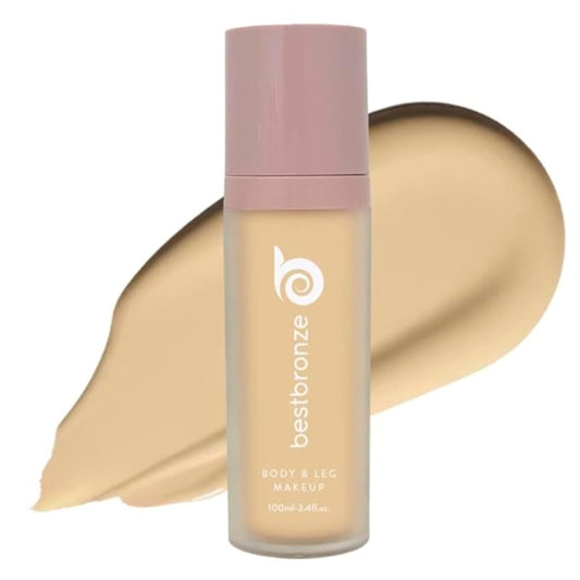 Best Bronze Bombshell Body Makeup - Tattoo Cover Up Makeup & Body Foundation Waterproof - Tattoo Concealer Waterproof for Scars, Varicose Veins Cover Up & Leg Foundation (NC12 Fair Beige Neutral)
