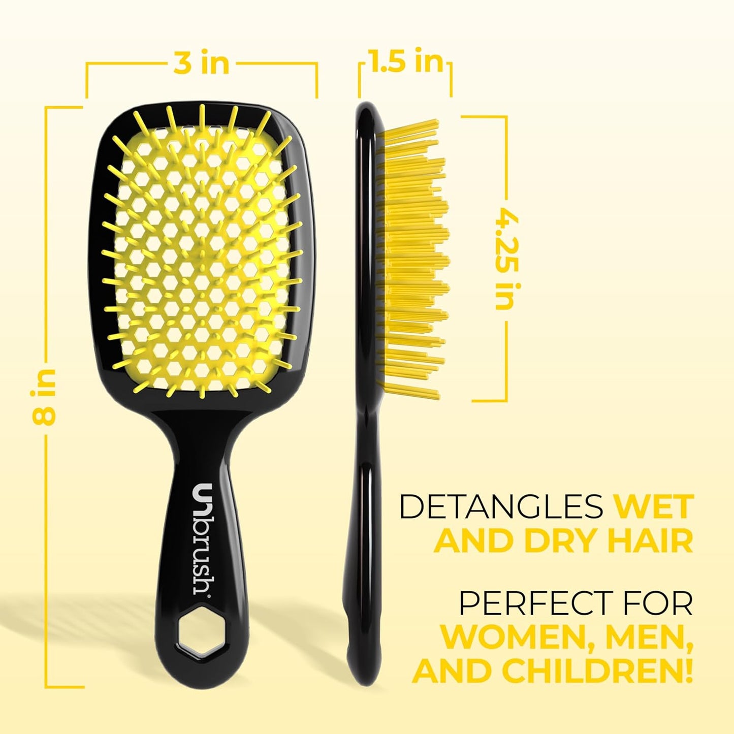 FHI Heat UNbrush Detangling Brush | Pain-Free for Wet & Dry Hair Types