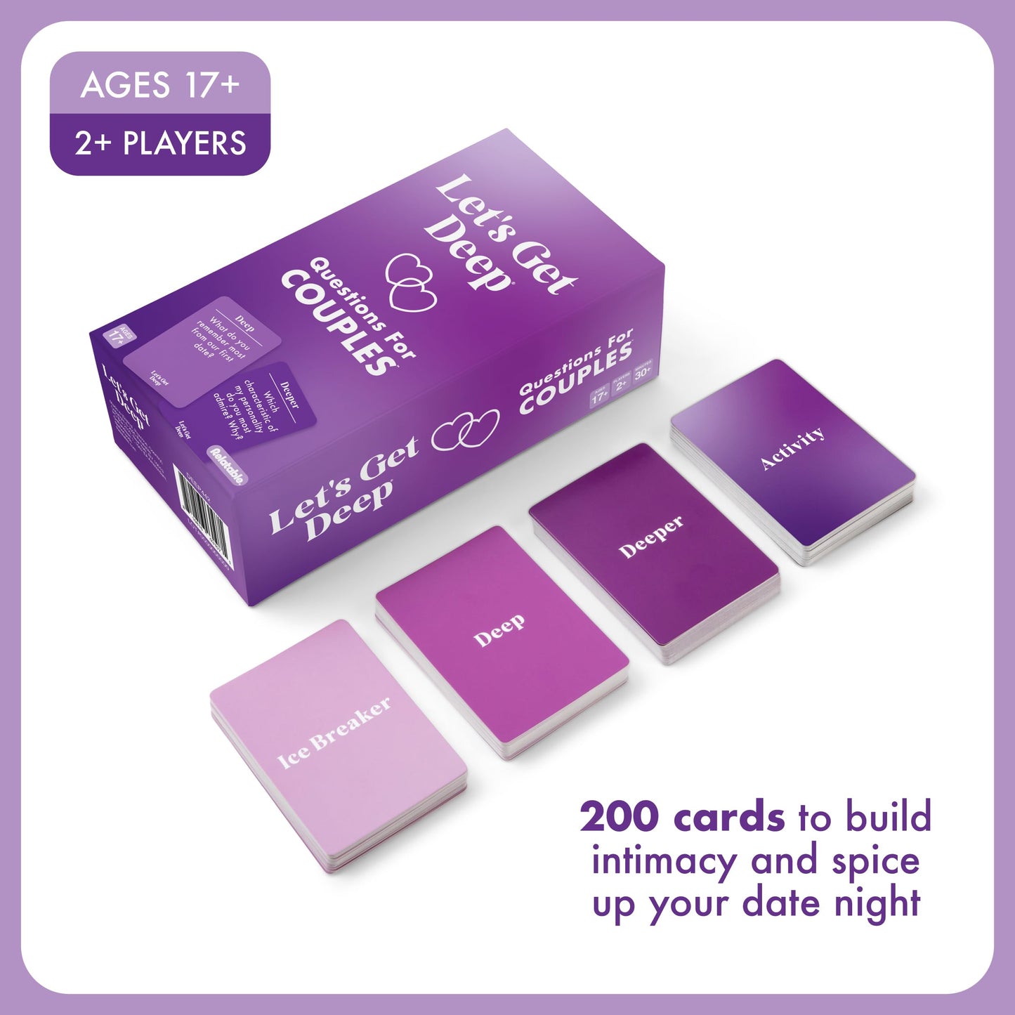 WHAT DO YOU MEME? Let’s Get Deep by Relatable – Valentine’s Day Couples Game, Intimacy Card Game with 200 Questions, Romantic Gift for Her, Valentines Day Gifts for Couples