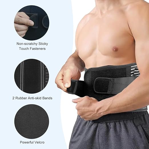 Lumbar Back Brace for Lower Back Pain Men and Women, Adjustable Backbrace with Lumbar Support Brace Pad, Breathable Design Belt Relief From Sciatica, Herniated Disc, Scoliosis, Size XL
