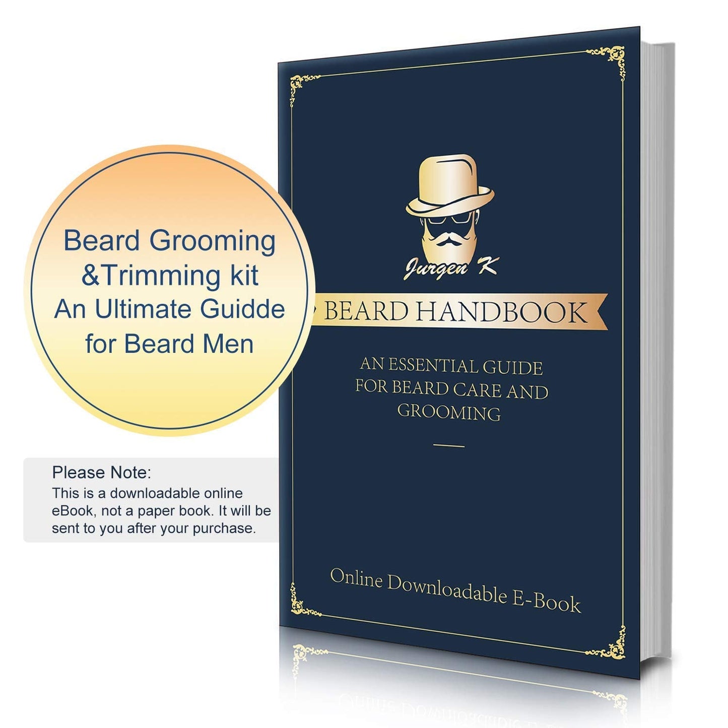 Jurgen K Valentines Day Gifts for Him, Beard Kit for Men's Daily Grooming, Moisturize & Soften Facial Hair, Men's Self Care Set, Anniversary | Birthday Gifts for Men Husband Boyfriend Dad Son