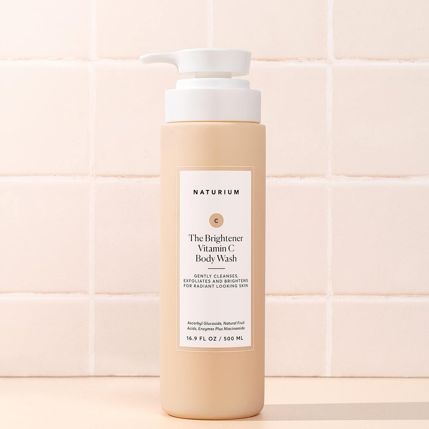Naturium Calmer Ceramide Body Wash | Fragrance-Free & Moisturizing | 16.9 oz