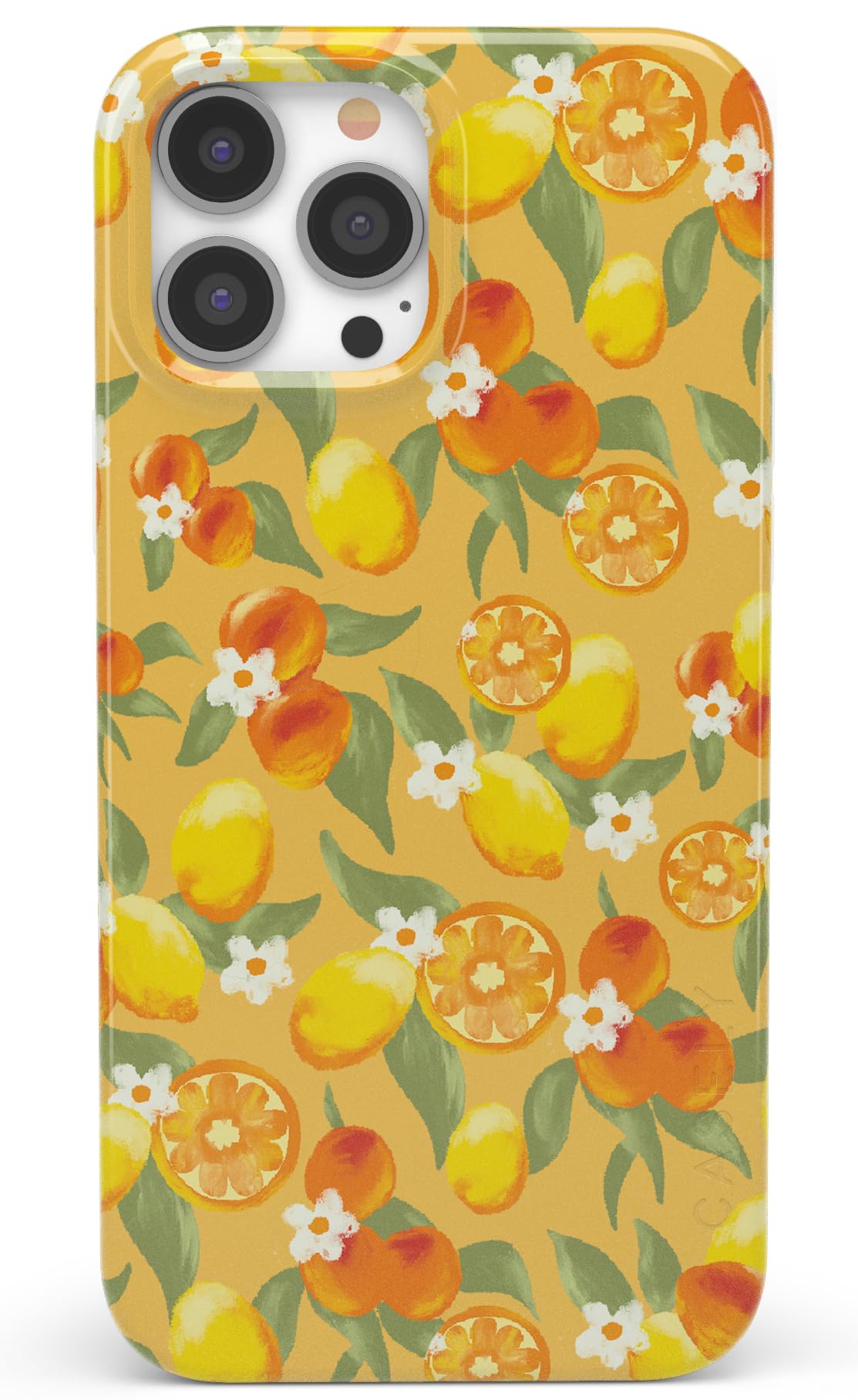 Casely iPhone 13 Pro Max Case | Here Comes The Sun | Colorblock Sunset | Classic Ultra Slim Case Design