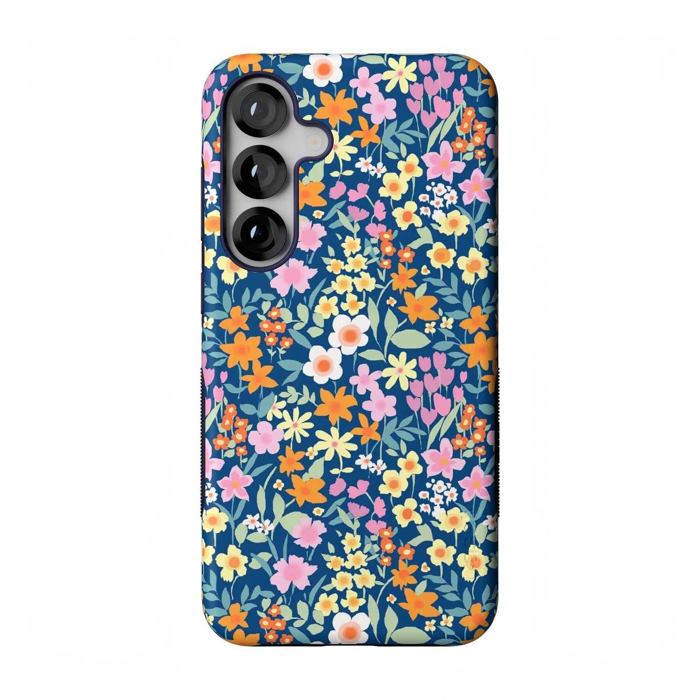 Casely Galaxy S25 Plus Case | Ink & Iris | Vintage Floral | Compatible with MagSafe | Bold Protective Design