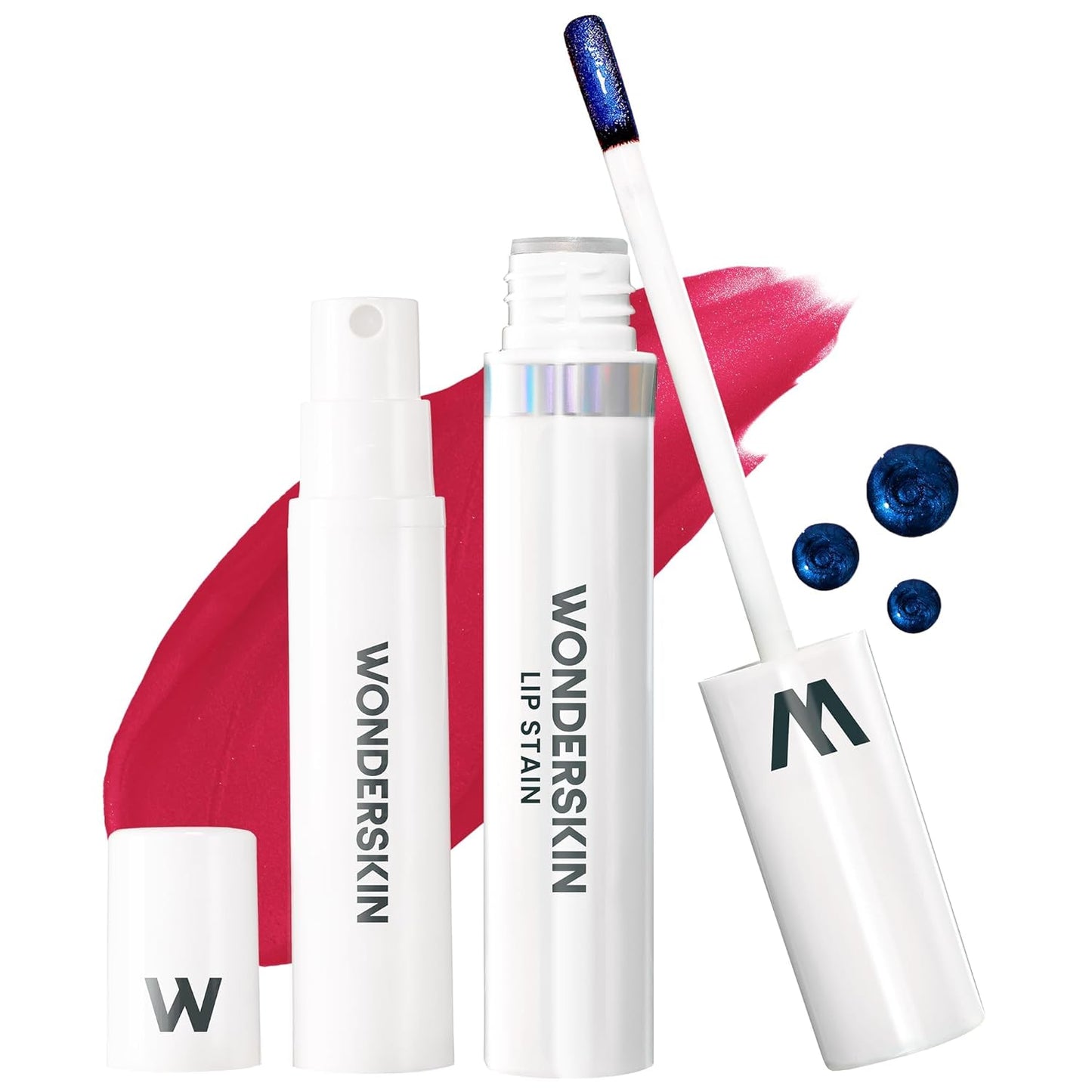 Wonderskin Wonder Blading Lip Stain Masque | Waterproof Pink Tint, Matte Finish