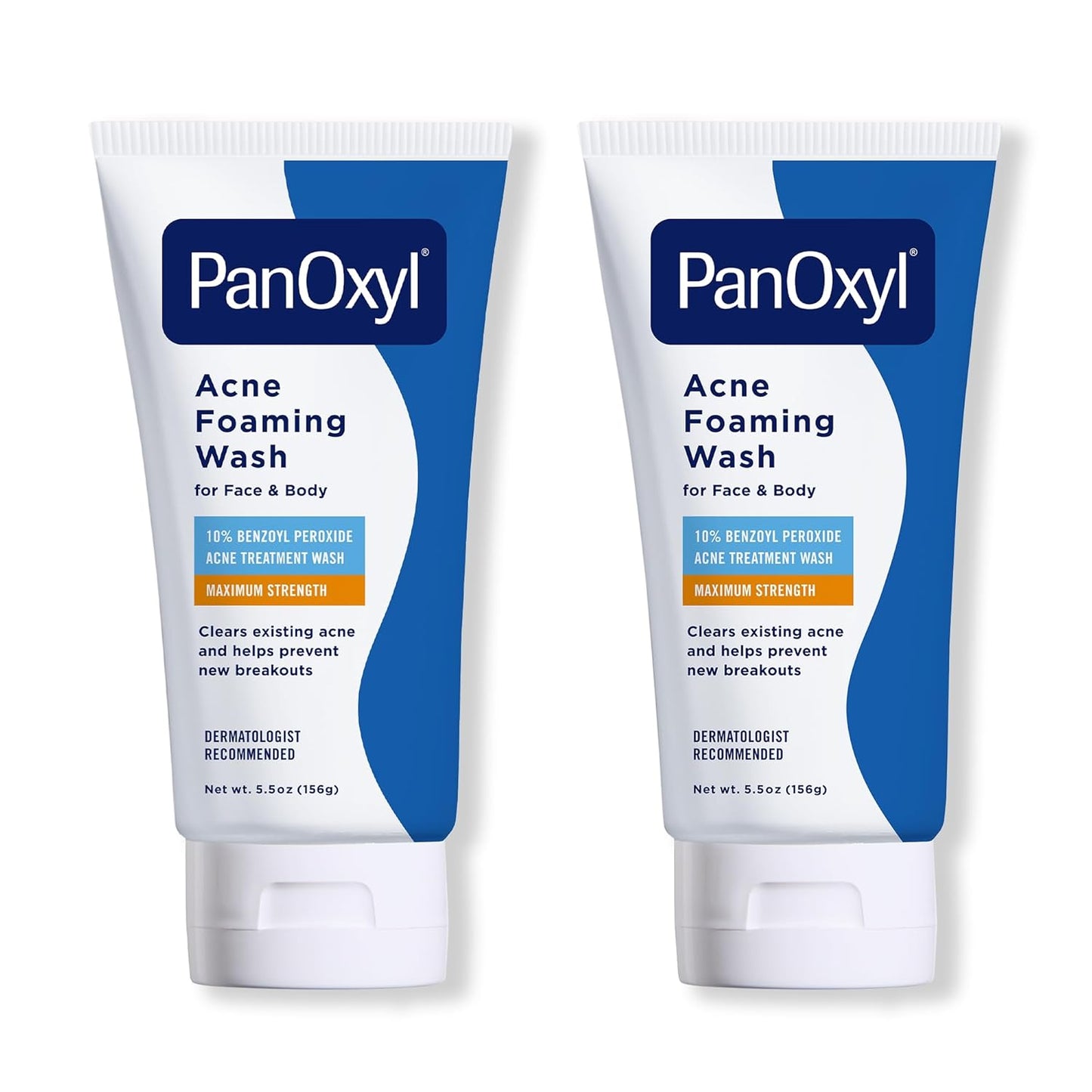 PanOxyl 10% Benzoyl Peroxide Acne Foaming Wash | Maximum Strength | 5.5 Oz