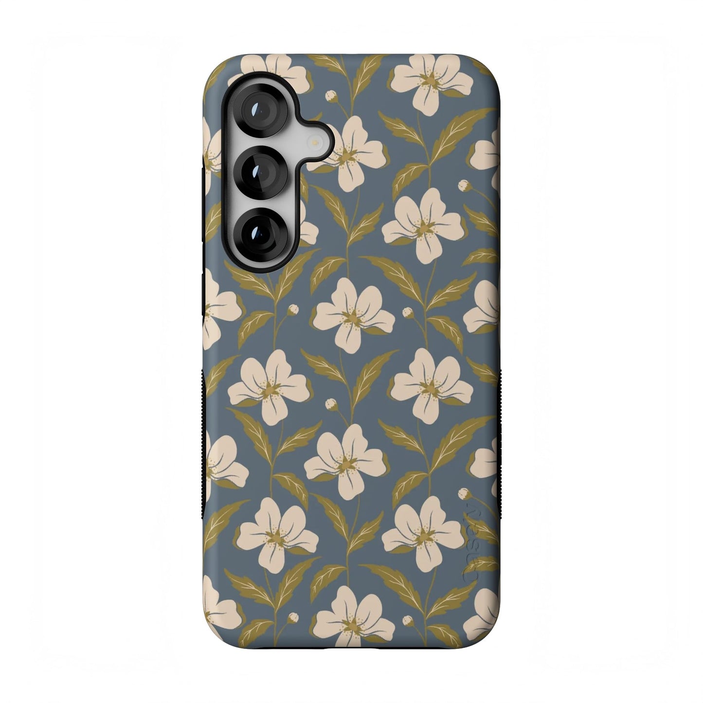 Casely Galaxy S25 Plus Case | Ink & Iris | Vintage Floral | Compatible with MagSafe | Bold Protective Design