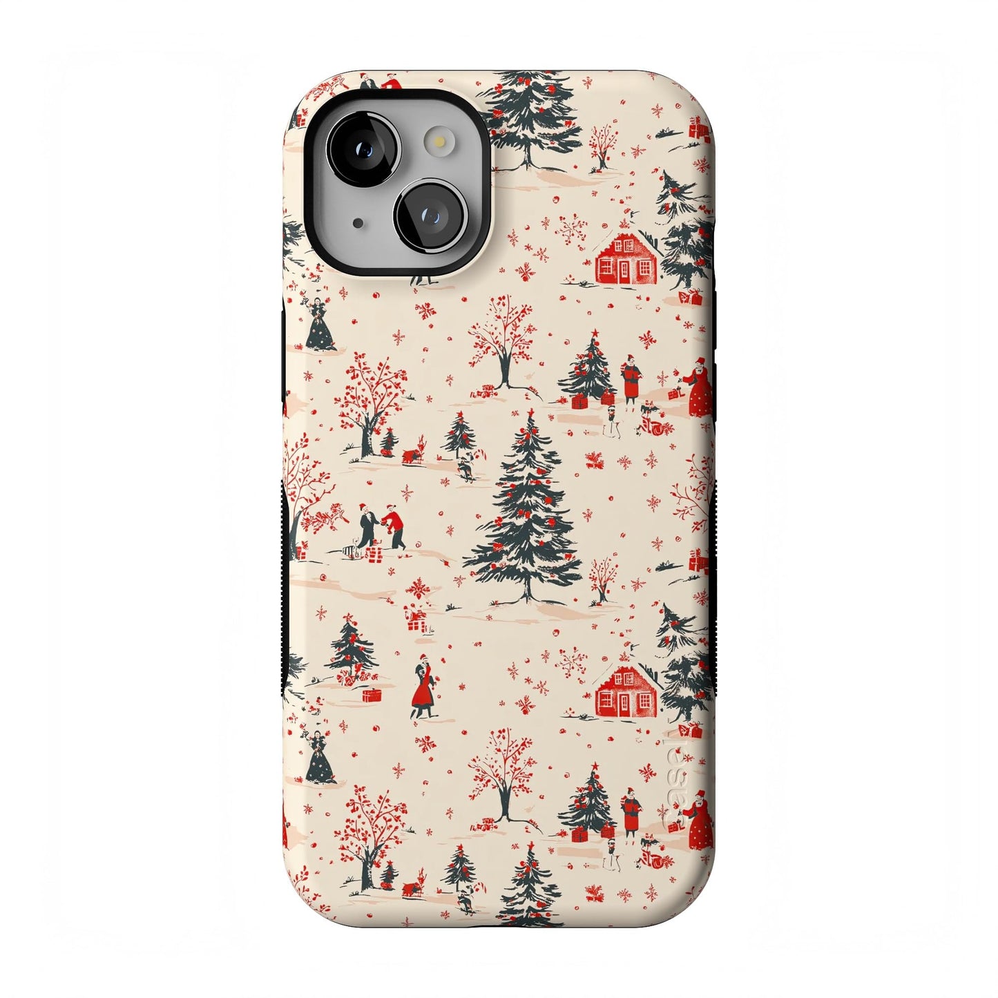 Casely iPhone 17 Pro Max Case | On The Dot | Maroon Polka Dot | Compatible with MagSafe | Bold Protective Design