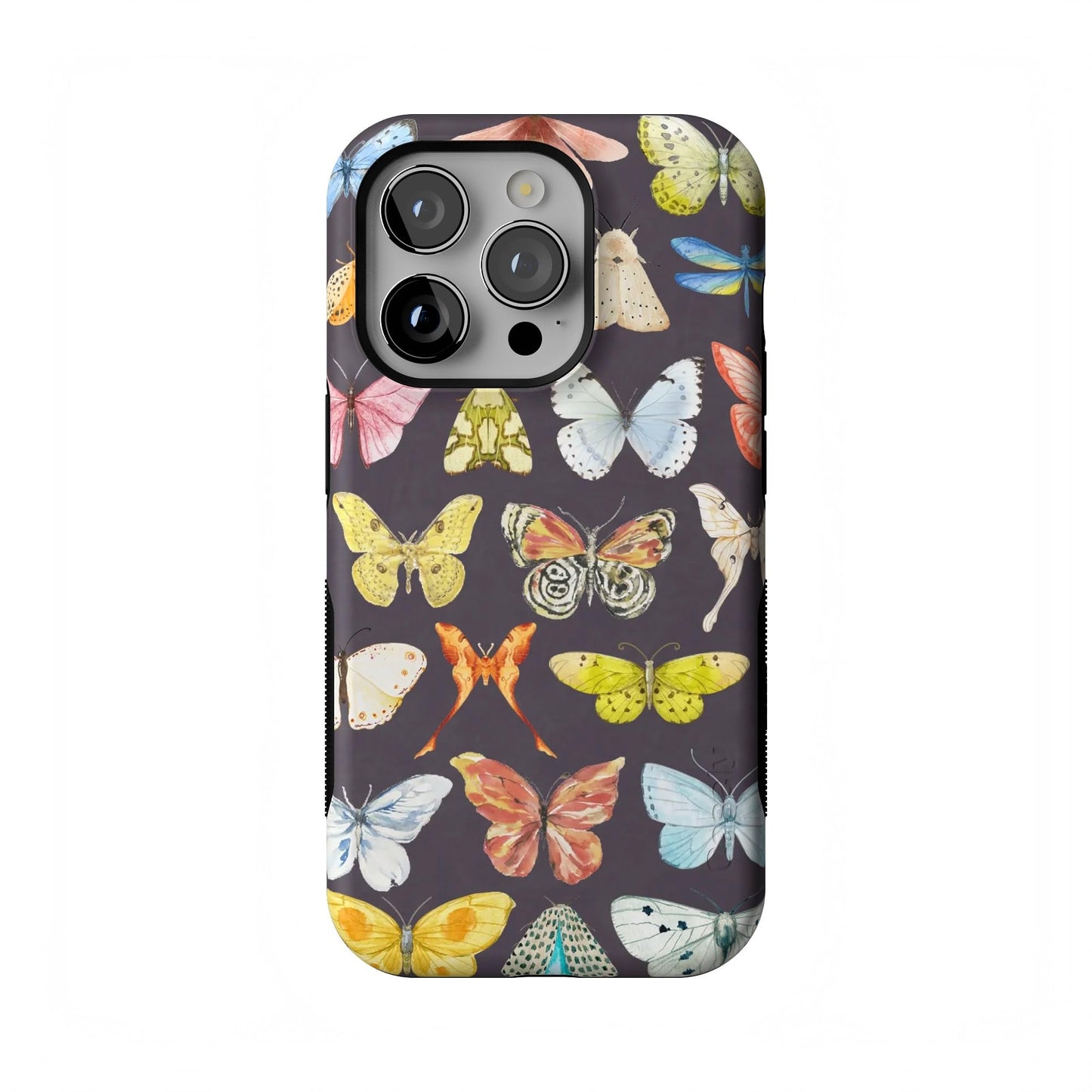 Casely iPhone 14 Pro Case | Opposites Attract | Day & Night Mountains | Compatible with MagSafe | Bold Protective Design