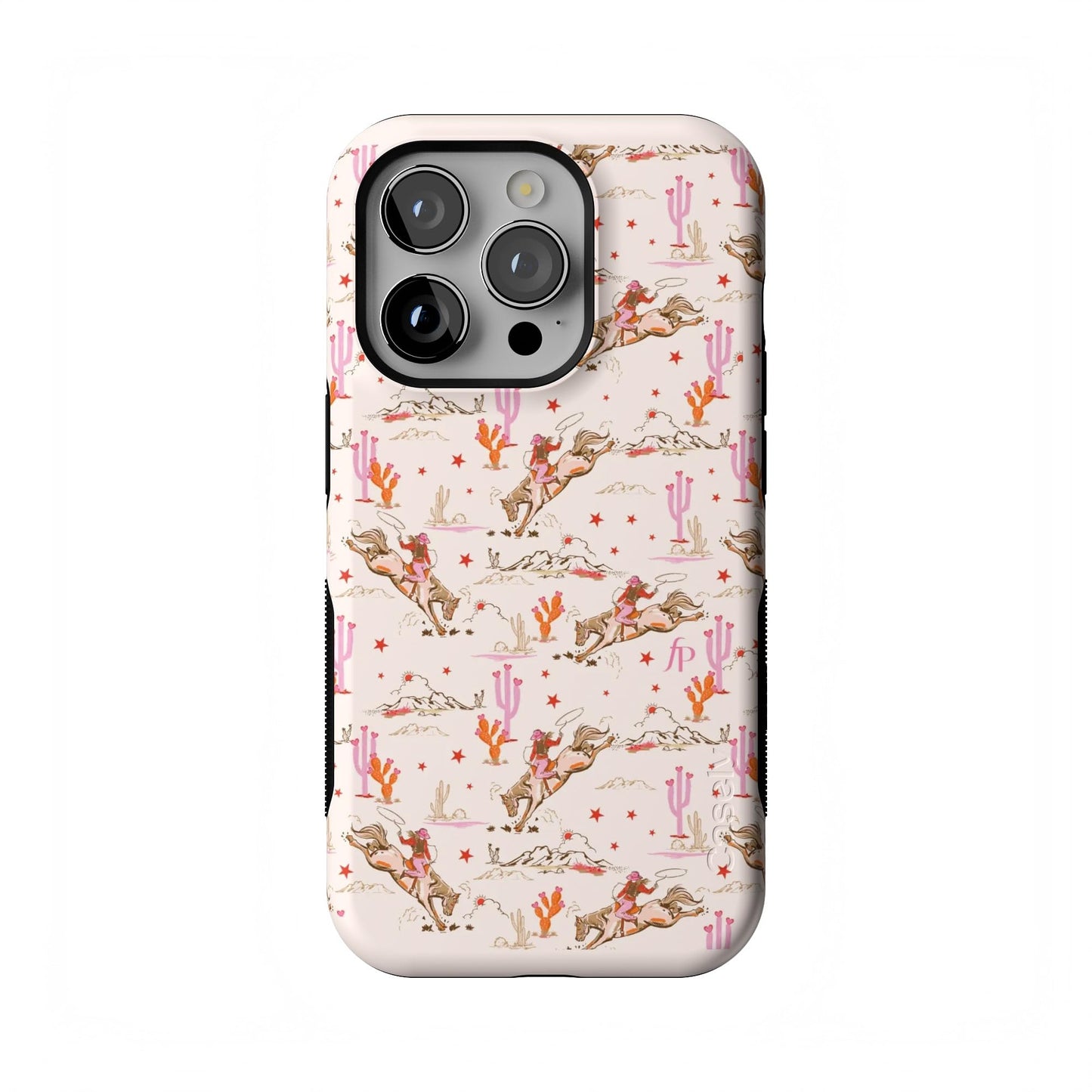 Casely iPhone 14 Pro Case | Opposites Attract | Day & Night Mountains | Compatible with MagSafe | Bold Protective Design