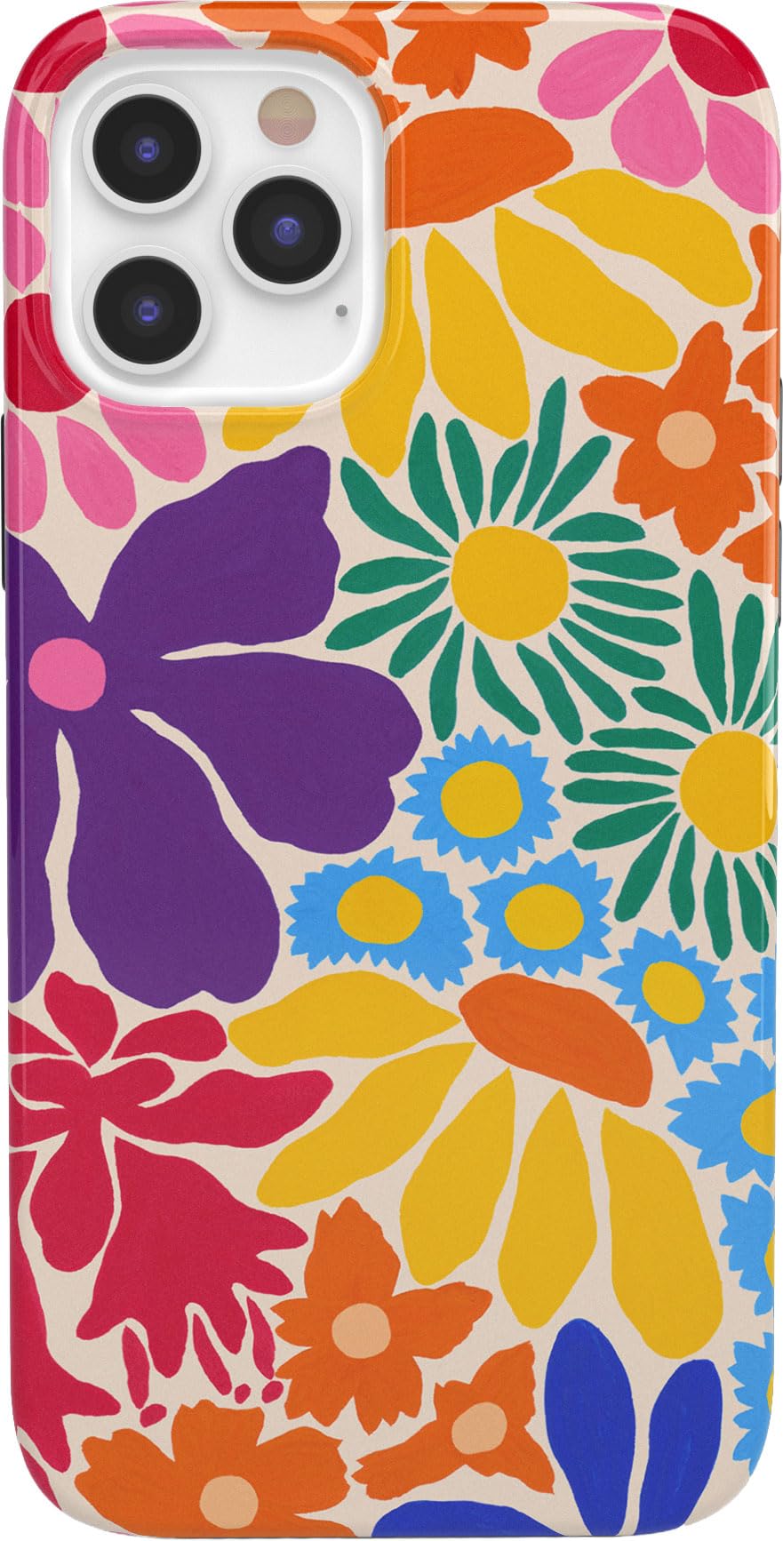 Casely iPhone 12/12 Pro Case | Field of Flowers | Pastel Floral | Classic Ultra Slim Design