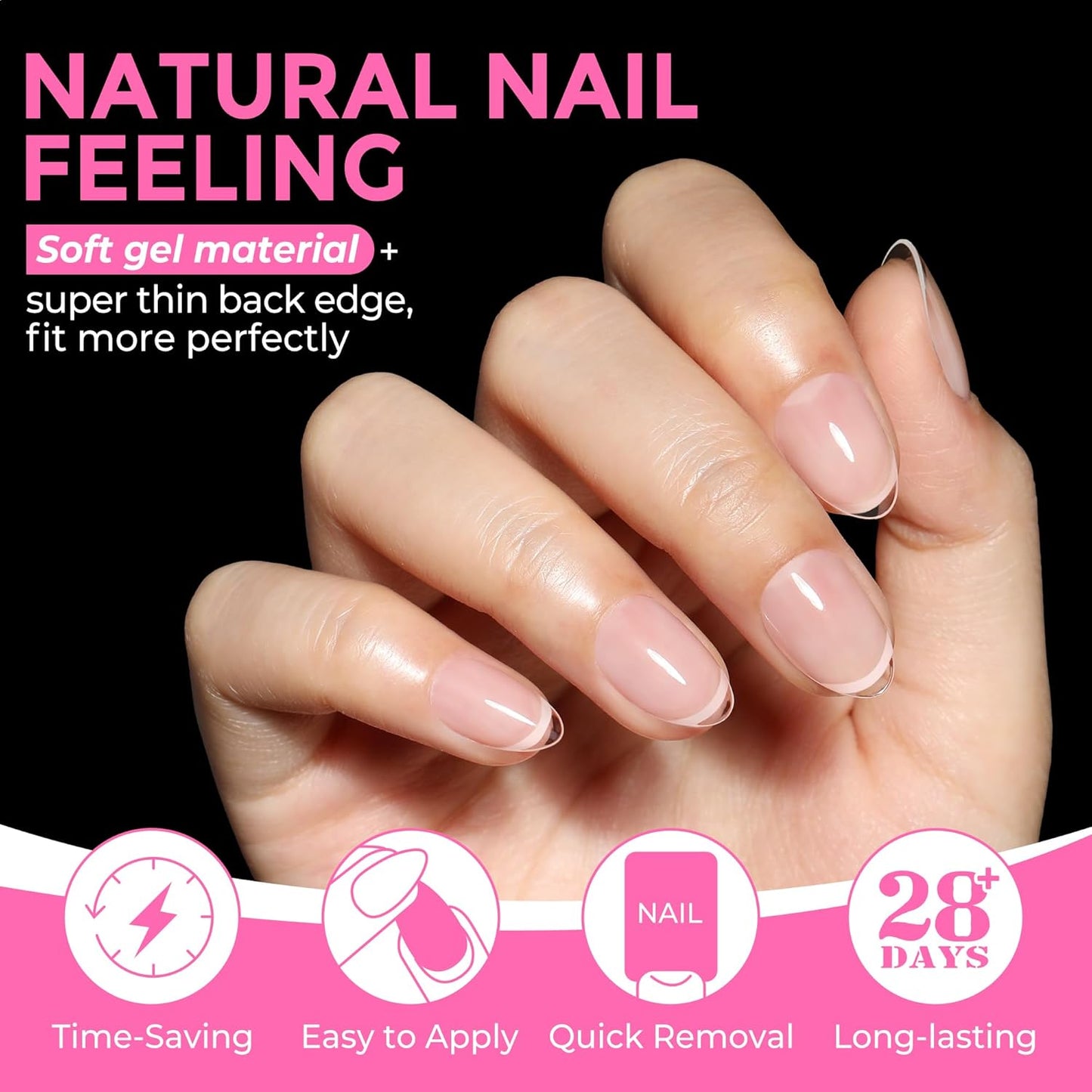 Extra Short Square Fake Nails | 216pcs Gel Tips | Full Cover Acrylic for DIY