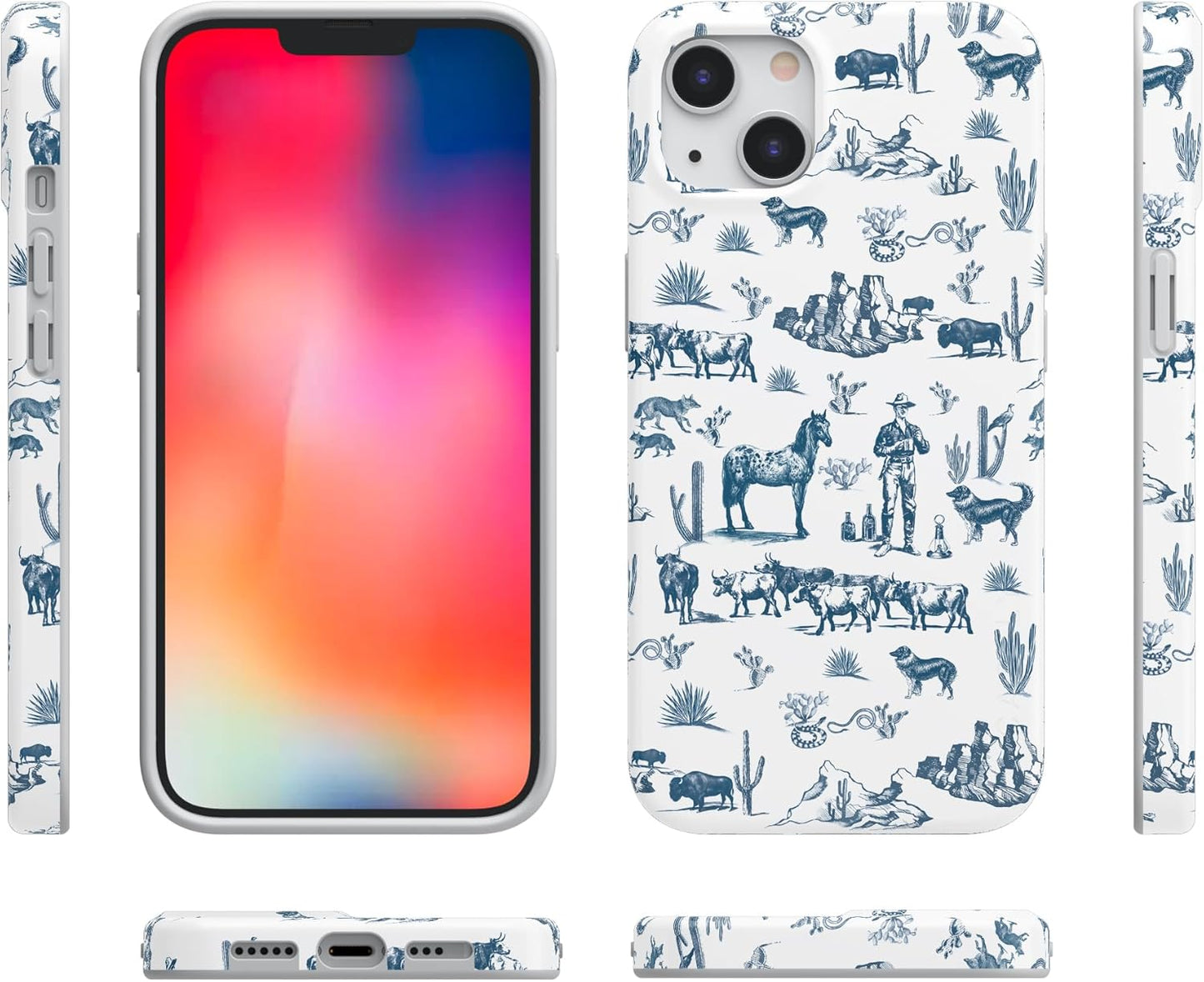 Casely iPhone 14 Case | Fit Check | Neutral Checkerboard | Compatible with MagSafe | Classic Ultra Slim Design