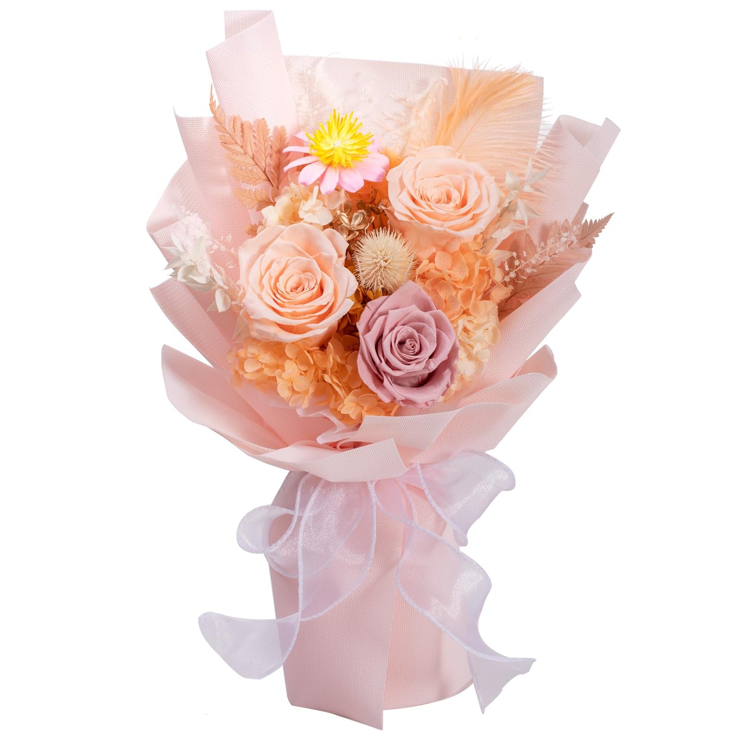 lovenfold Flowers for Delivery,Preserved Flowers Bouquets,Purple Rose Bouquets That Last 1-3 Years,Birthday Flowers Gifts for Women Mom Grandma Wife Friends