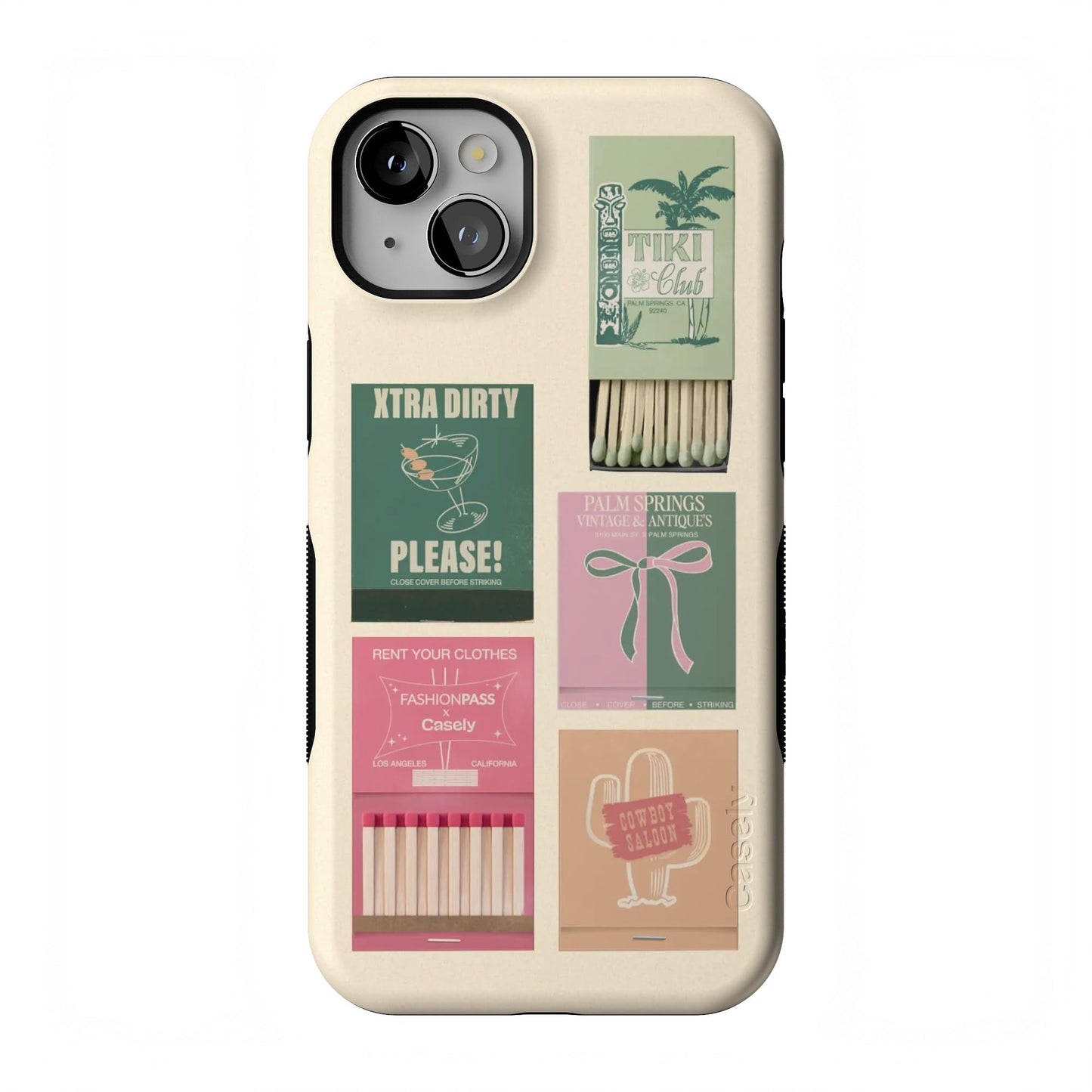 Casely iPhone 14 Plus Case | Sage Garden | Green Floral | Compatible with MagSafe | Bold Protective Design