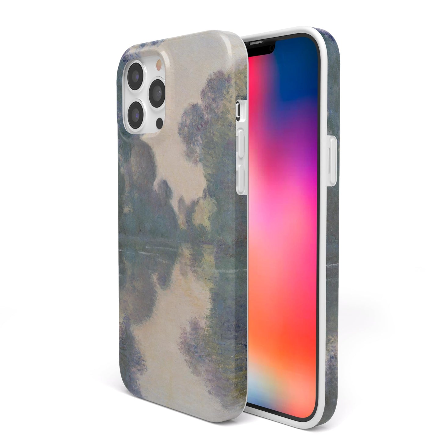 Casely iPhone 13 Pro Max Case | Here Comes The Sun | Colorblock Sunset | Classic Ultra Slim Case Design
