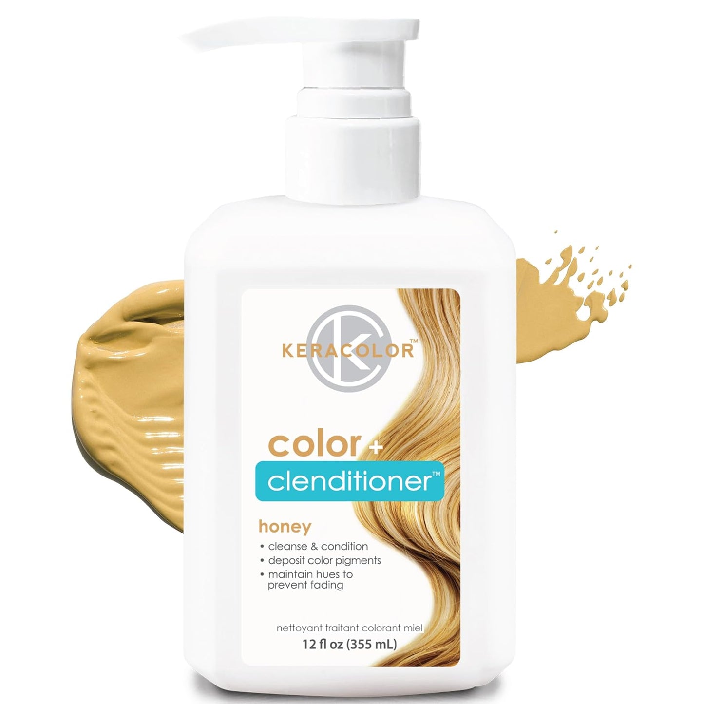 Keracolor Color + Clenditioner | 3-In-1 Color-Depositing Conditioner | 12 Fl Oz