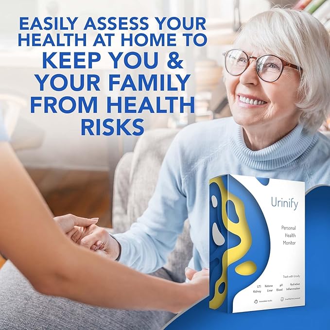 Mobile App Urine Test Strips -Trusted at Home Kidney and Liver Test Kit, Urinary Protein, UTI Test, Hydration, Ketone Body, pH, Urinalysis- Essential Kit (3 Strips)