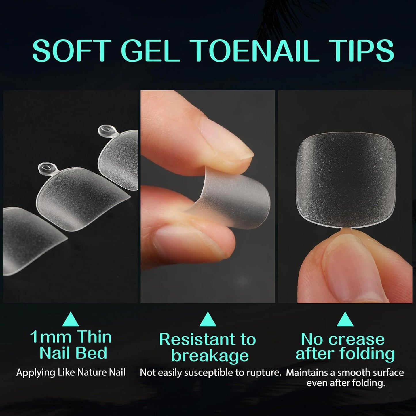 Soft Gel Nail Tips | 40ml Strong Adhesive Gel for Acrylic & Press-On Nails