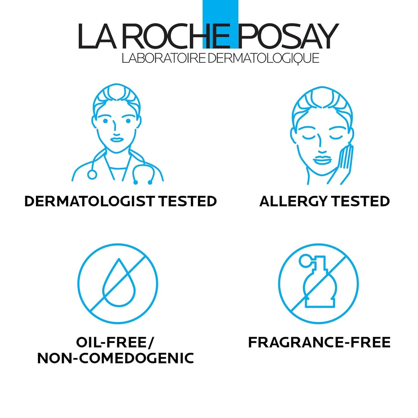 La Roche-Posay Toleriane Hydrating Face Cleanser | Niacinamide & Ceramides | Fragrance-Free, For Sensitive Skin