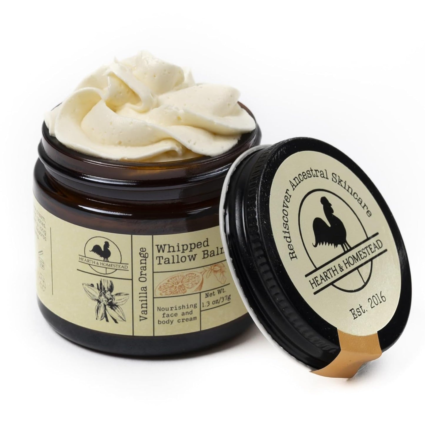 Organic Handmade Whipped Tallow Balm | Moisturizer for Eczema & Rosacea