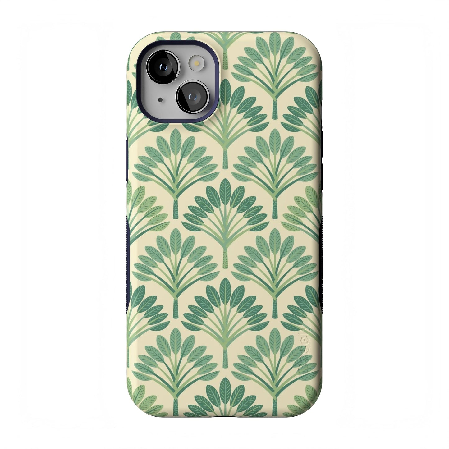 Casely iPhone 14 Plus Case | Sage Garden | Green Floral | Compatible with MagSafe | Bold Protective Design