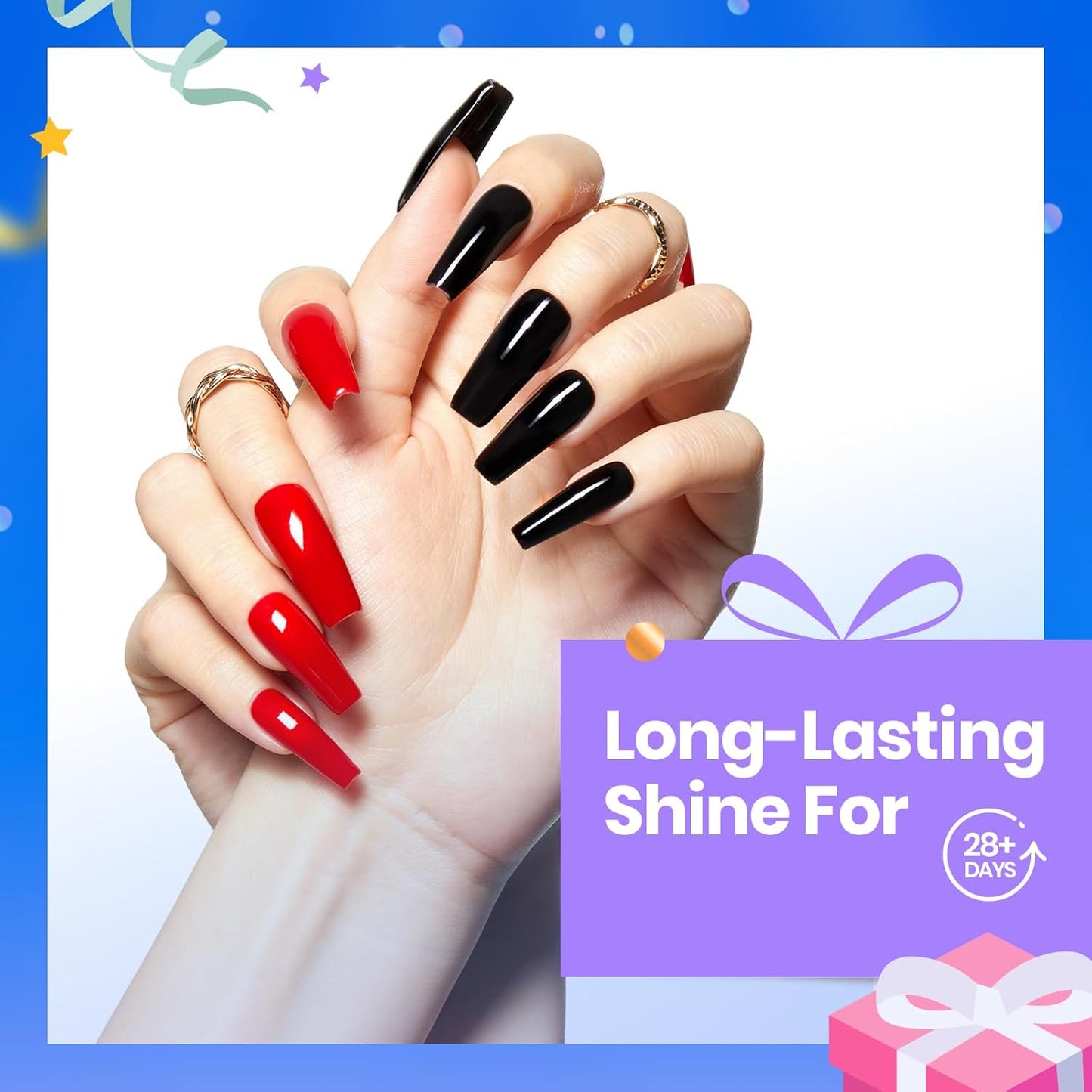Beetles 3Pcs Builder Nail Gel Set | 15ml No Wipe Top Coat & Base Coat | Long-Lasting Shine for Women