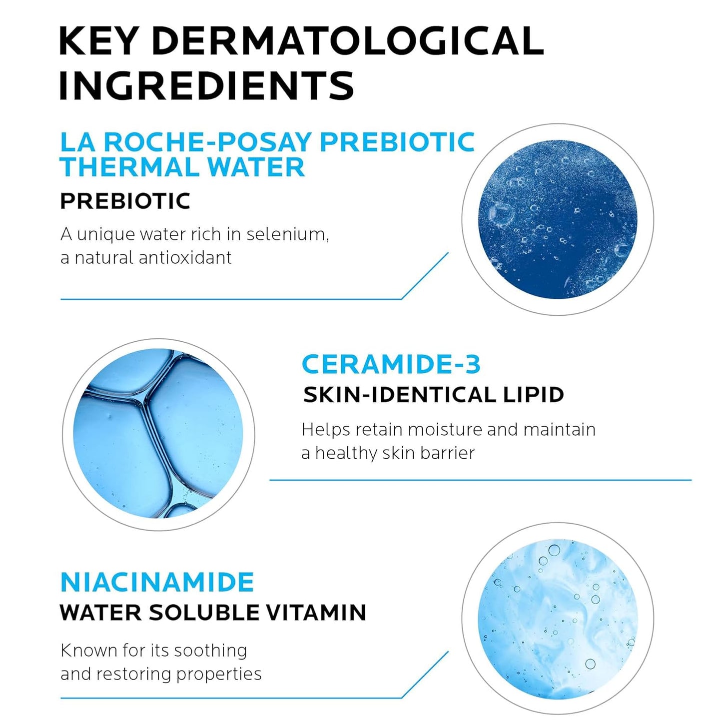 La Roche-Posay Toleriane Hydrating Face Cleanser | Niacinamide & Ceramides | Fragrance-Free, For Sensitive Skin