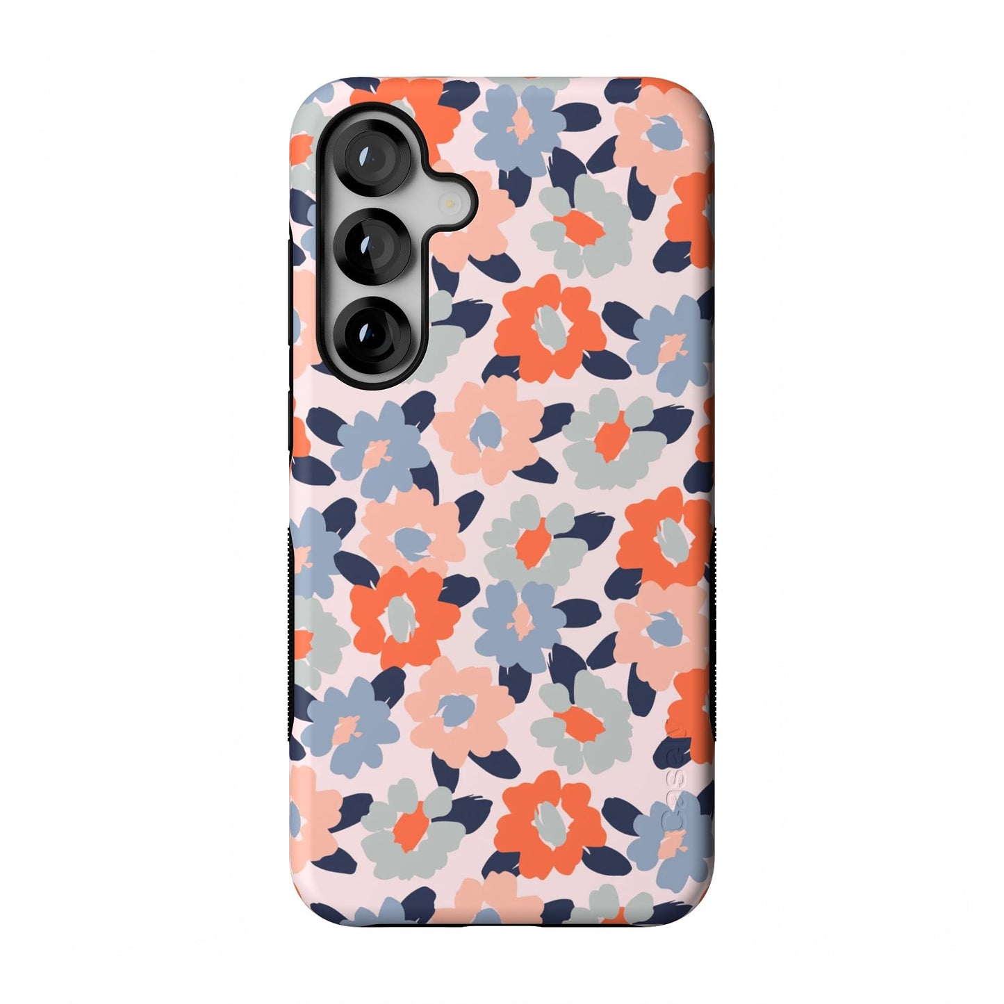 Casely Galaxy S25 Plus Case | Ink & Iris | Vintage Floral | Compatible with MagSafe | Bold Protective Design