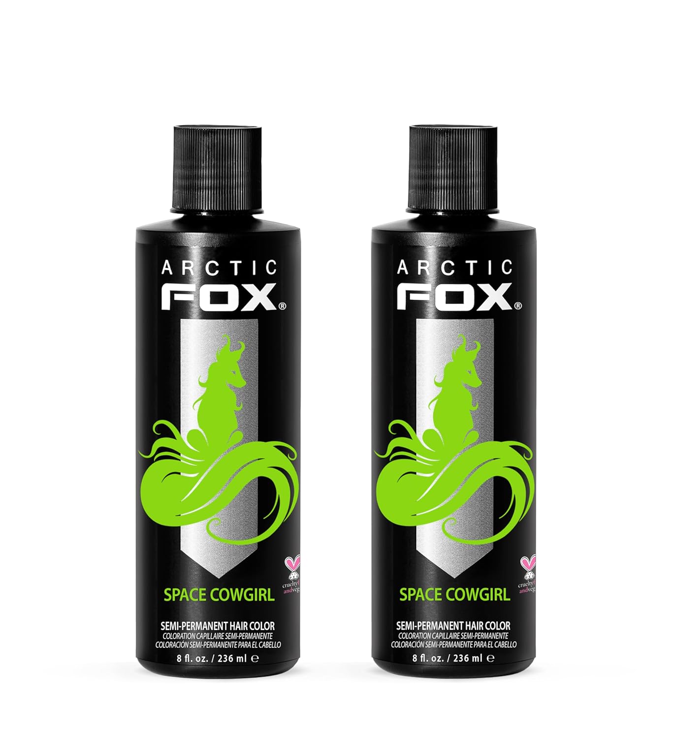 Vegan Semi-Permanent Hair Color Dye | Arctic Fox Poison | 4 Fl Oz