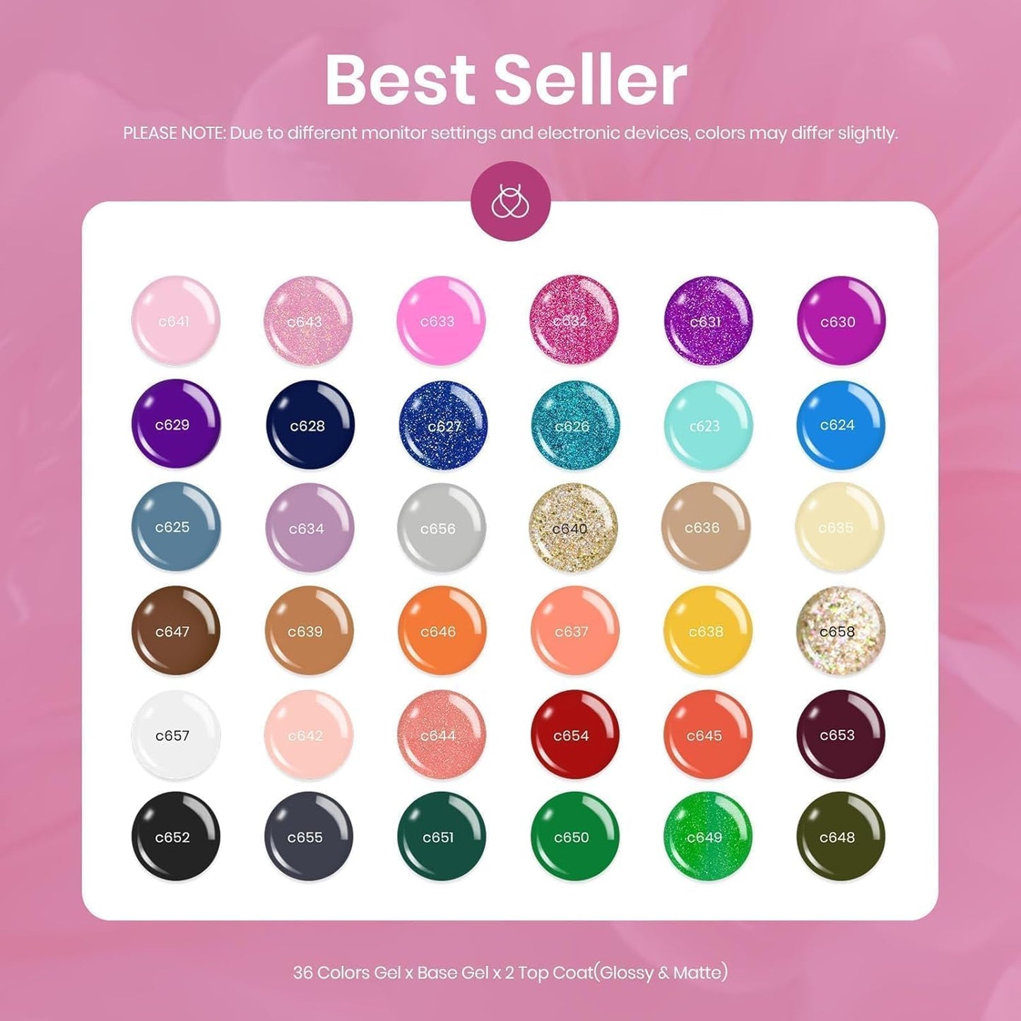 45 Colors Gel Nail Polish Kit | UV Light & Nail Tools | Travel-Friendly Gift for Women