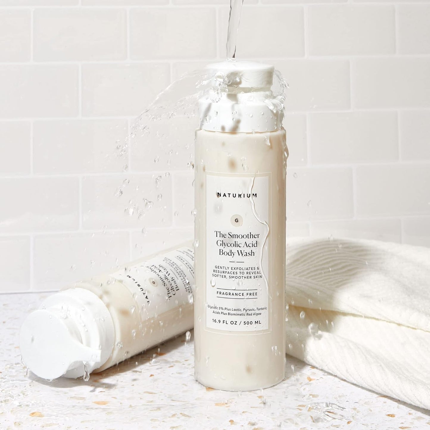 Niacinamide Body Wash | Cleansing & Hydrating Gel-Serum | 16.9 oz | Paraben-Free