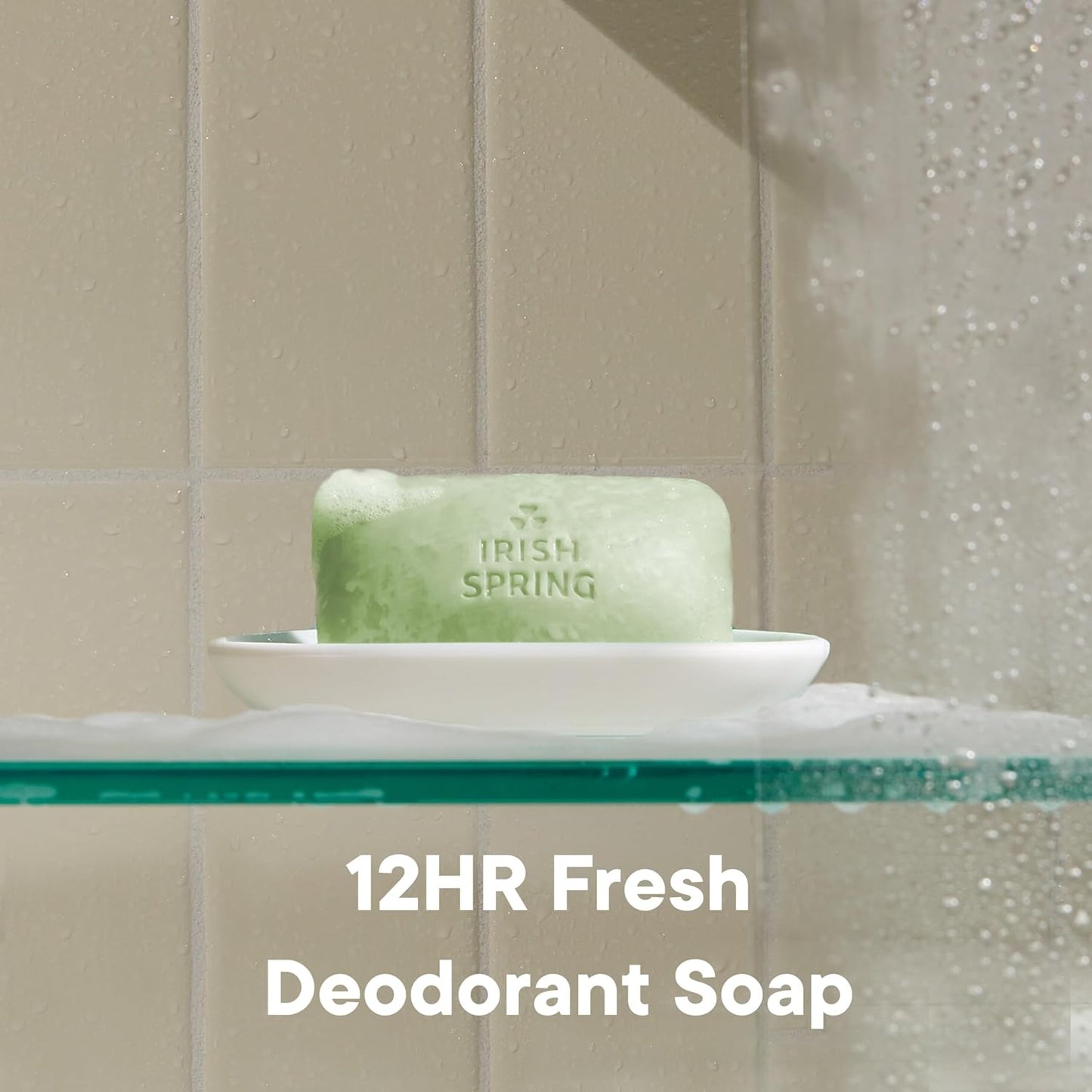Irish Spring Men's Exfoliating Bar Soap | Fresh & Clean | 24 Pack | 3.7 Oz