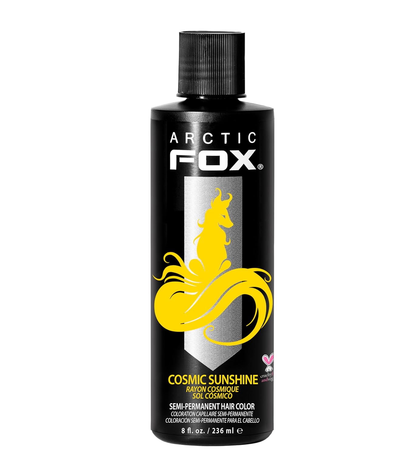 Vegan Semi-Permanent Hair Color Dye | Arctic Fox Poison | 4 Fl Oz