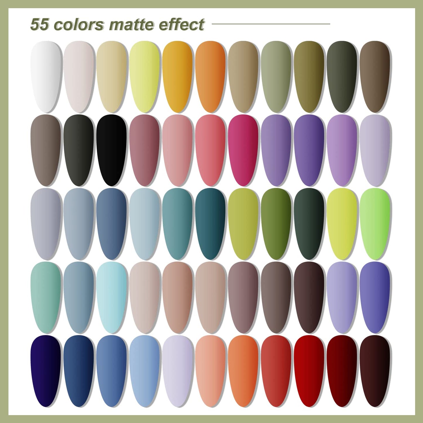 JODSONE 32-Color Jelly Gel Nail Polish Kit | High Shine & Matte Finish
