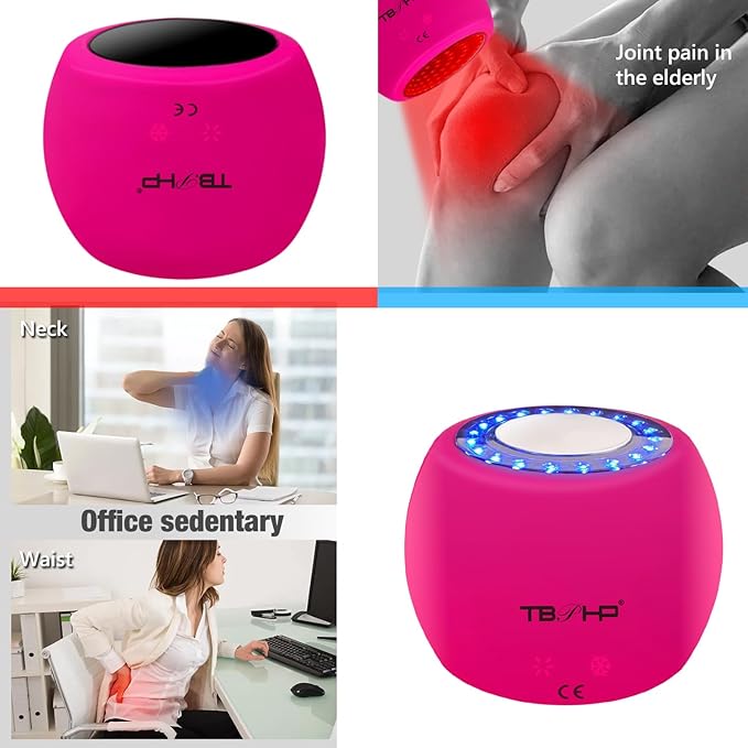 TBPHP 2 in 1 Red-Light Hot Cold Electric Face Massager,Multifunctional Wireless Facial Sculpting Tools for Face and Neck Toning Devices