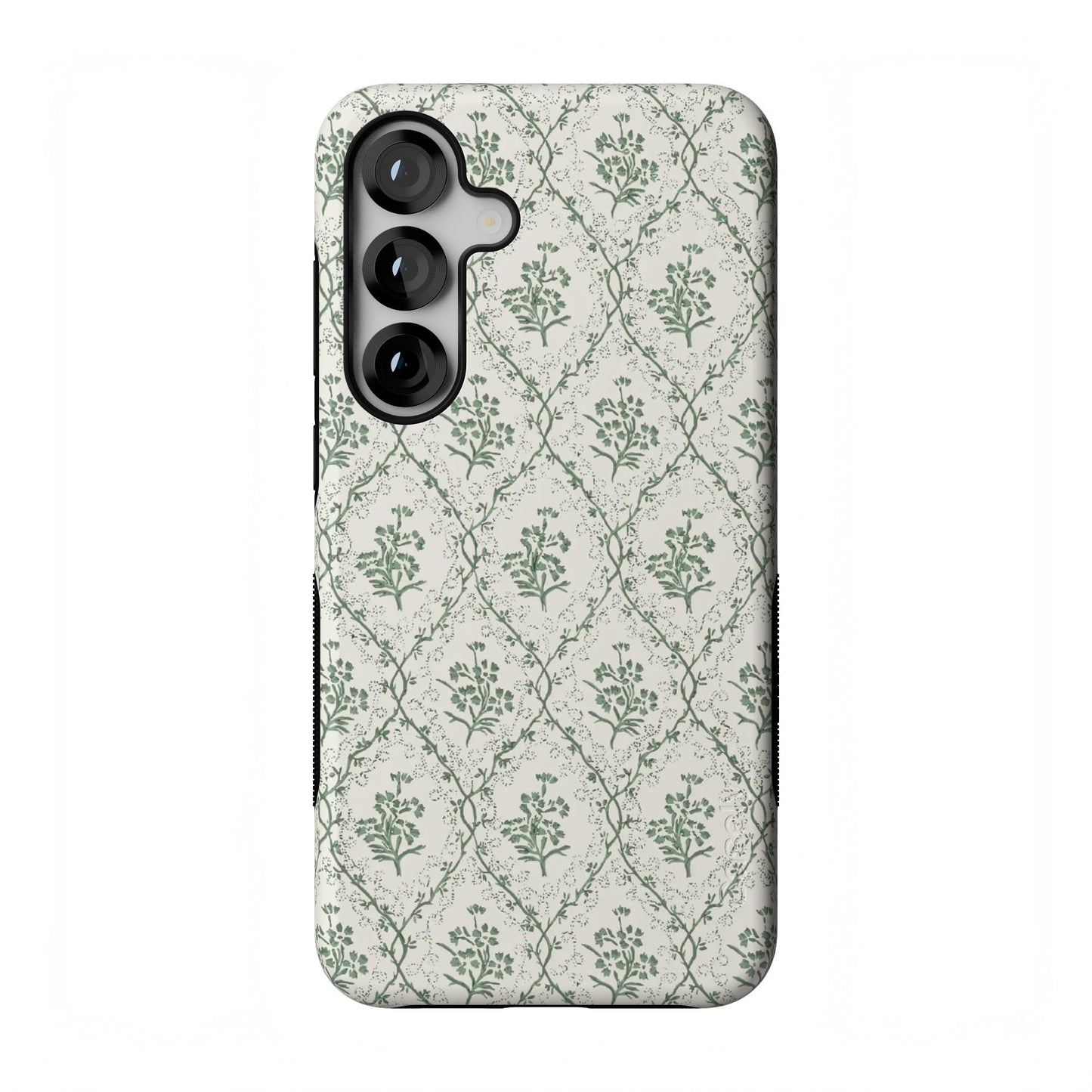 Casely Galaxy S25 Plus Case | Ink & Iris | Vintage Floral | Compatible with MagSafe | Bold Protective Design
