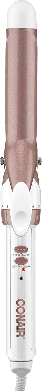 Conair Double Ceramic 3/4-Inch Curling Iron | Tight Curls for Short to Medium Hair
