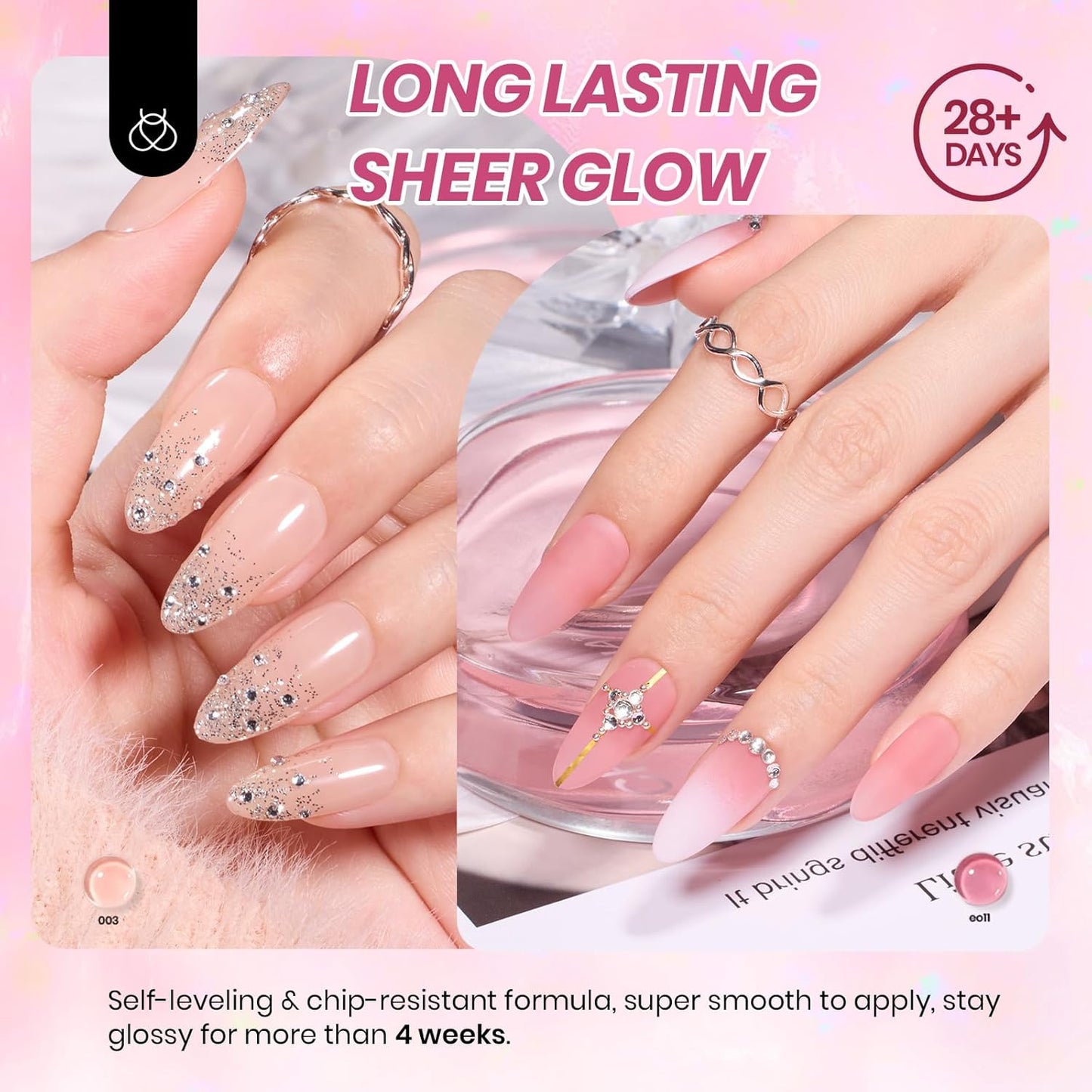 45 Colors Gel Nail Polish Kit | UV Light & Nail Tools | Travel-Friendly Gift for Women