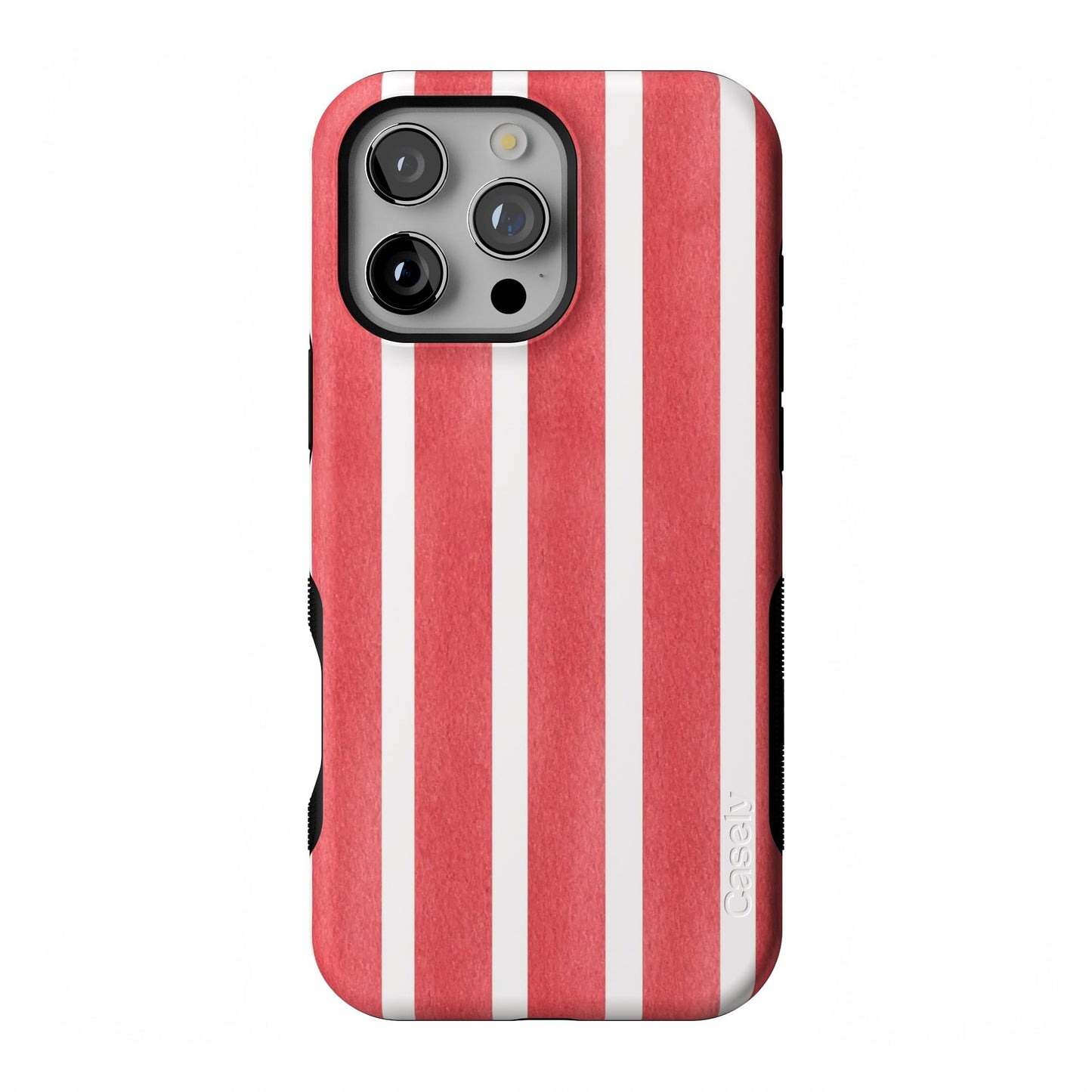 Casely iPhone 16 Pro Case | Fit Check | Neutral Checkerboard | Compatible with MagSafe | Bold Protective Design