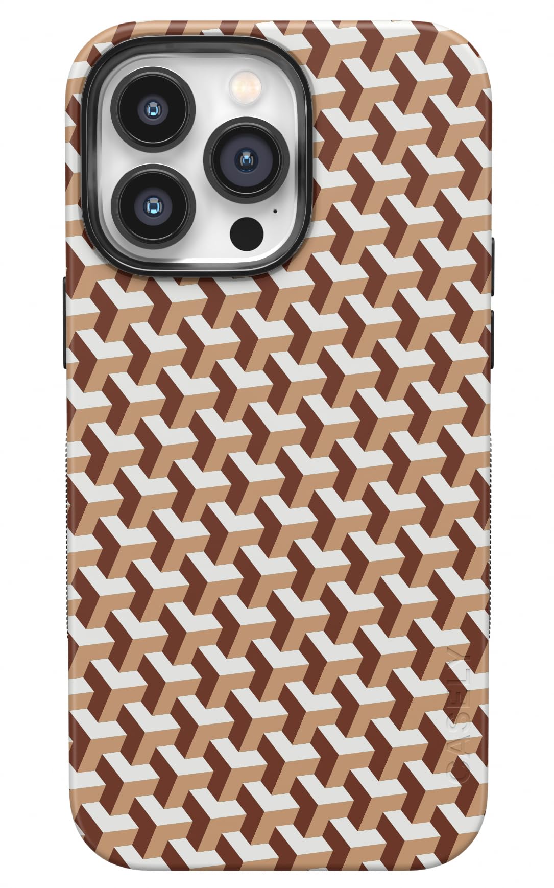 Casely iPhone 14 Pro Case | Opposites Attract | Day & Night Mountains | Compatible with MagSafe | Bold Protective Design