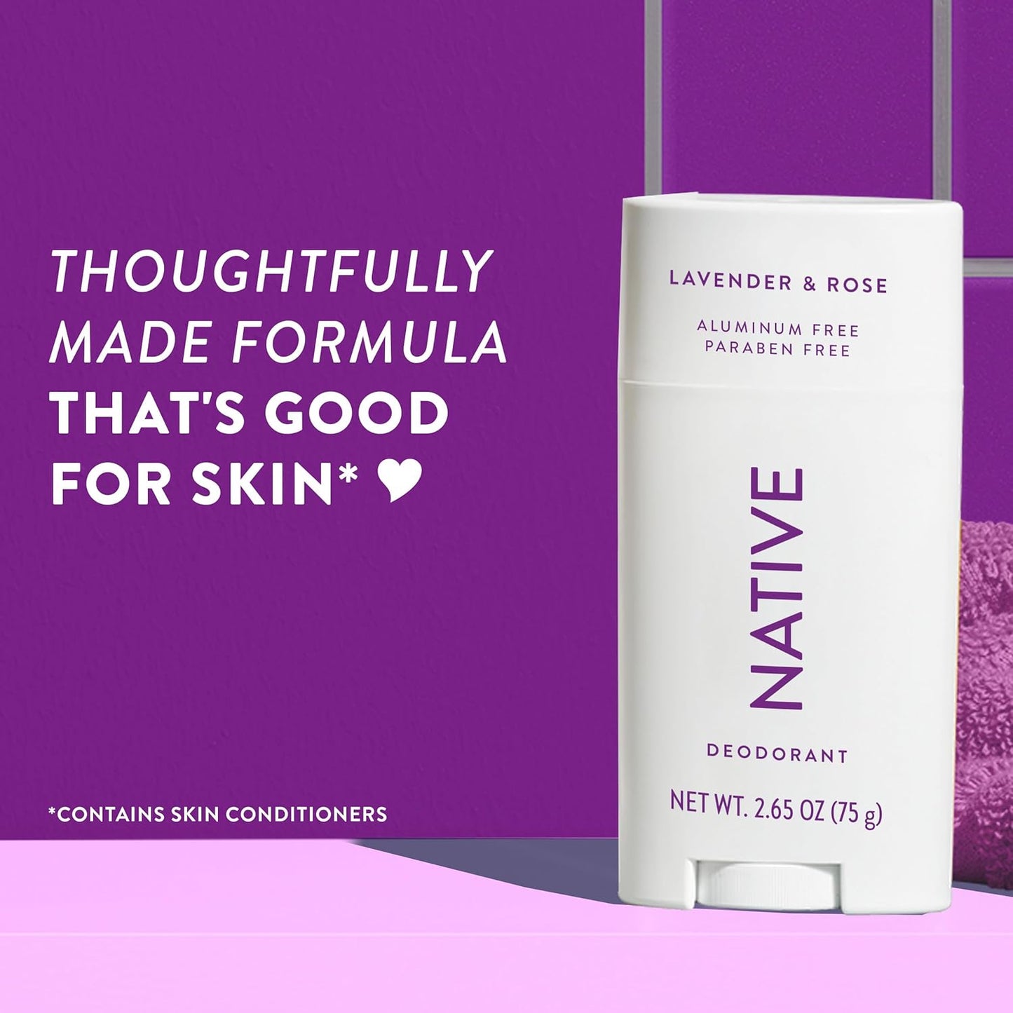 Native Deodorant | Aluminum-Free, 72-Hour Odor Control for Men & Women