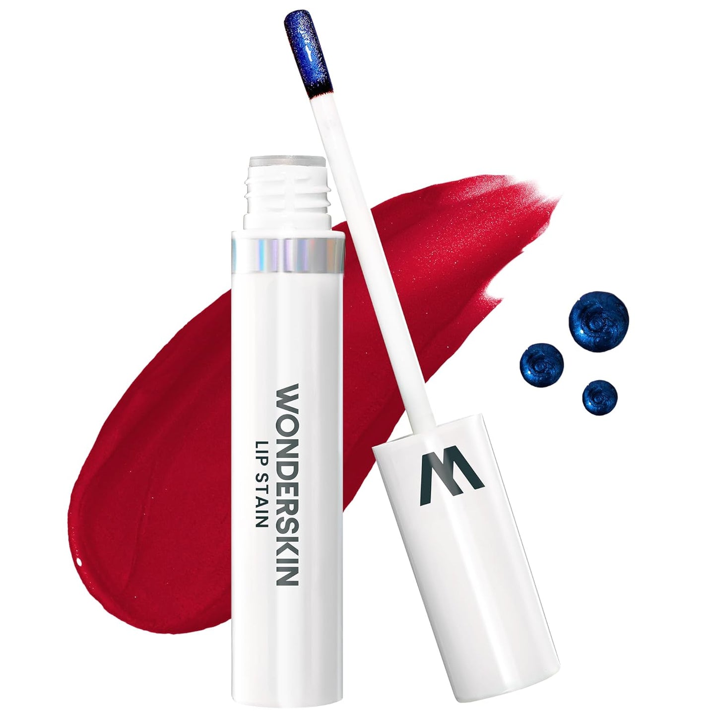 Wonderskin Wonder Blading Lip Stain Masque | Waterproof Pink Tint, Matte Finish