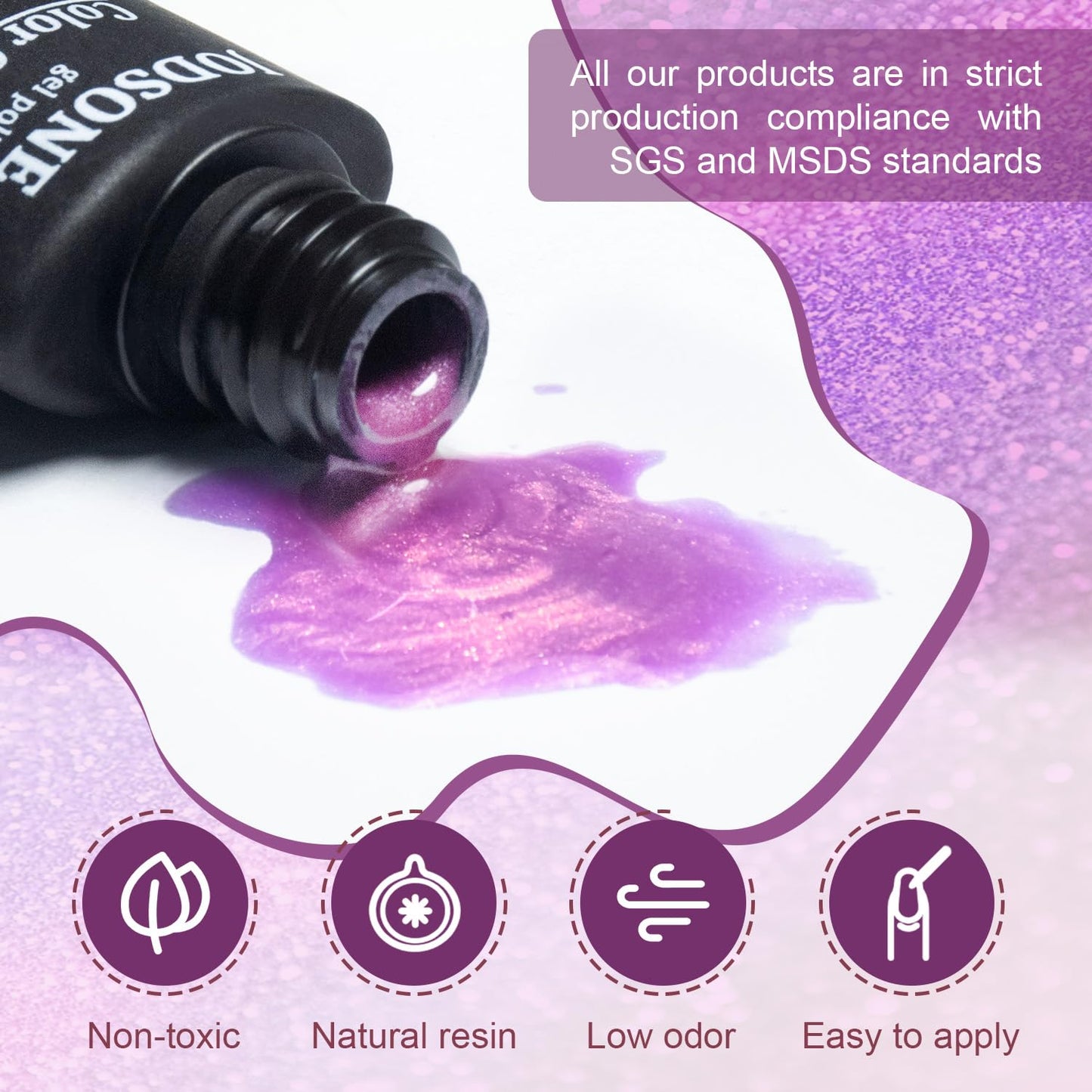 JODSONE 32-Color Jelly Gel Nail Polish Kit | High Shine & Matte Finish