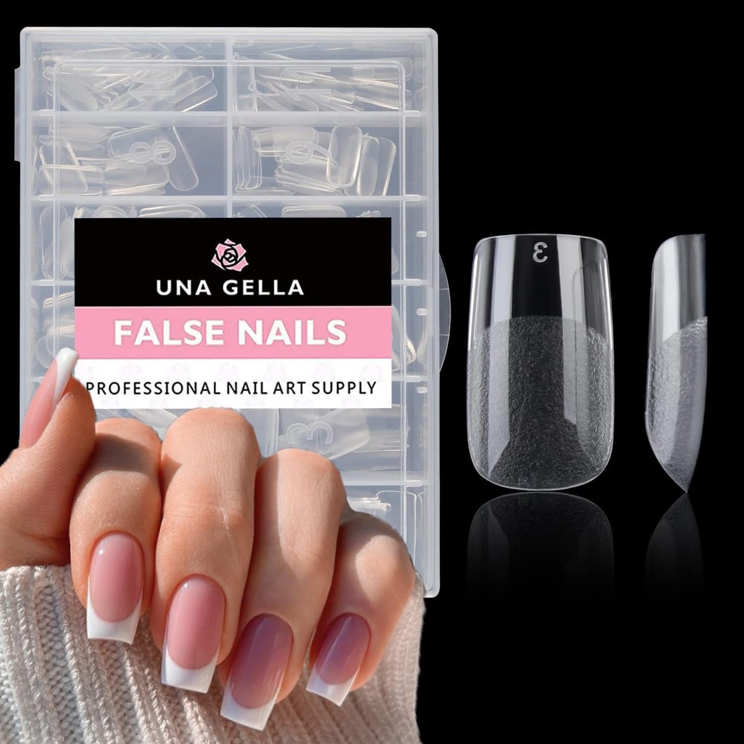 504Pcs Matte Soft Gel Toe Nail Tips | Full Cover for DIY Nail Extensions