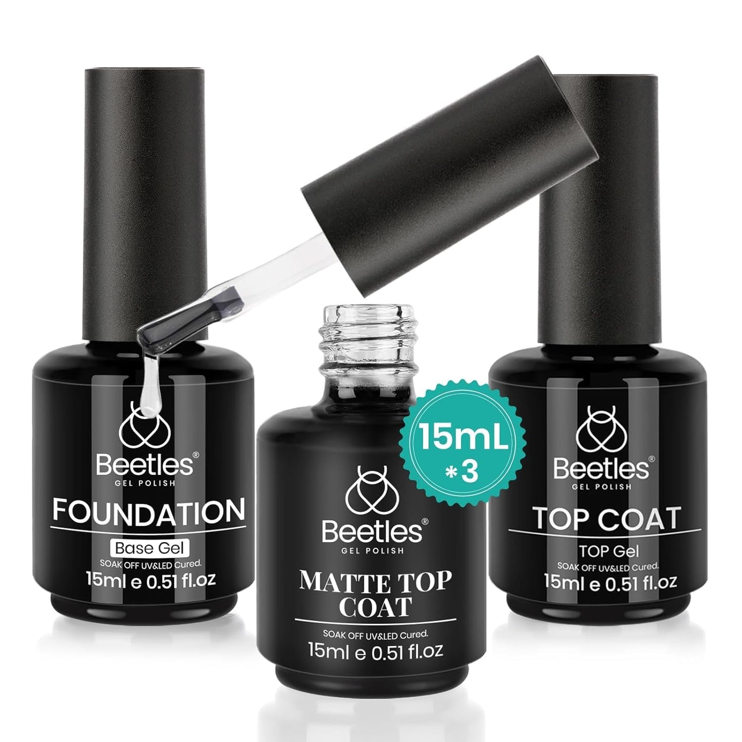 Beetles 15ml Nail Dehydrator & Primer | Acid-Free, Hema-Free, Fast Dry