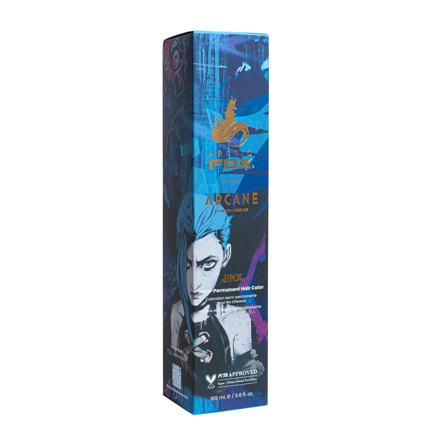 ARCTIC FOX Vegan Semi-Permanent Hair Color Dye | AURORA KISS 5.6 Fl Oz (2-Pack)