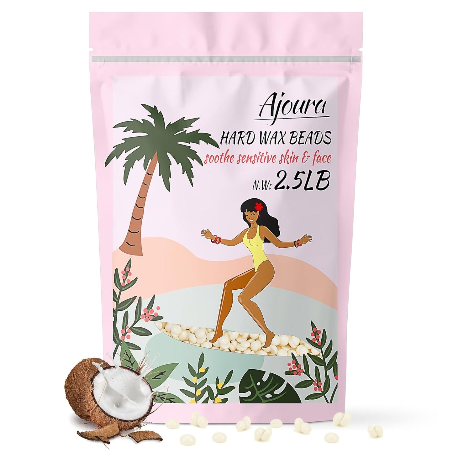 Hard Lavender Wax Beads 1Lb – Full Body Hair Removal | Brazilian, Bikini, Face